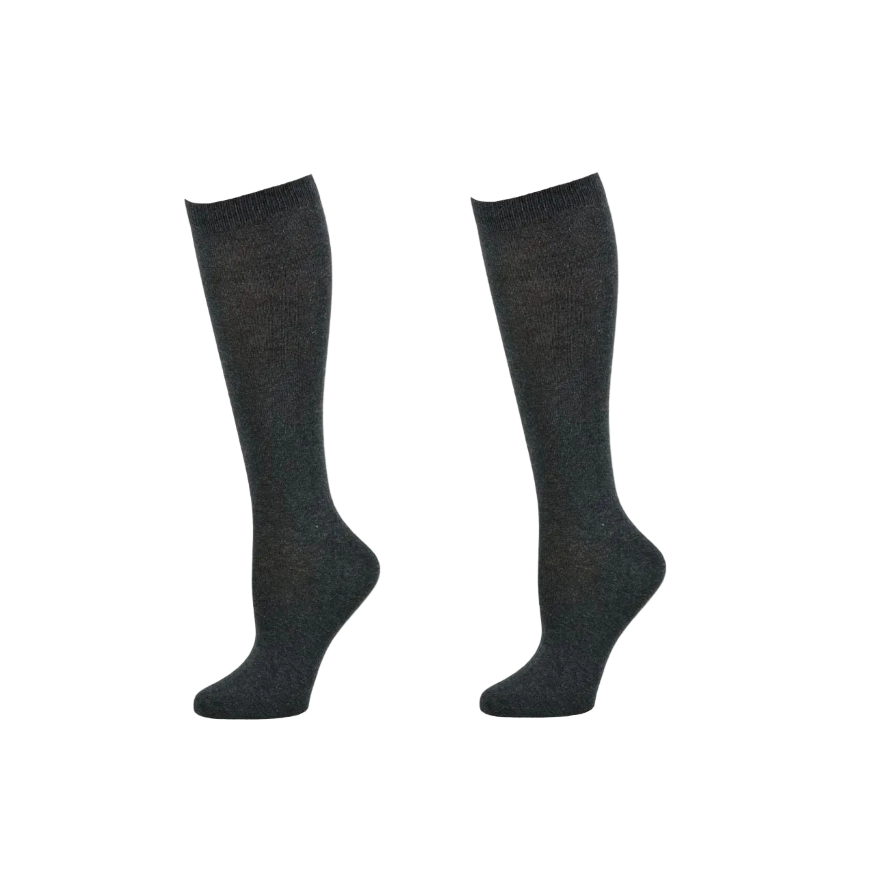 Wear Sierra Women's Knee High Socks, Cotton Cable Knit, 3 Pair Pack