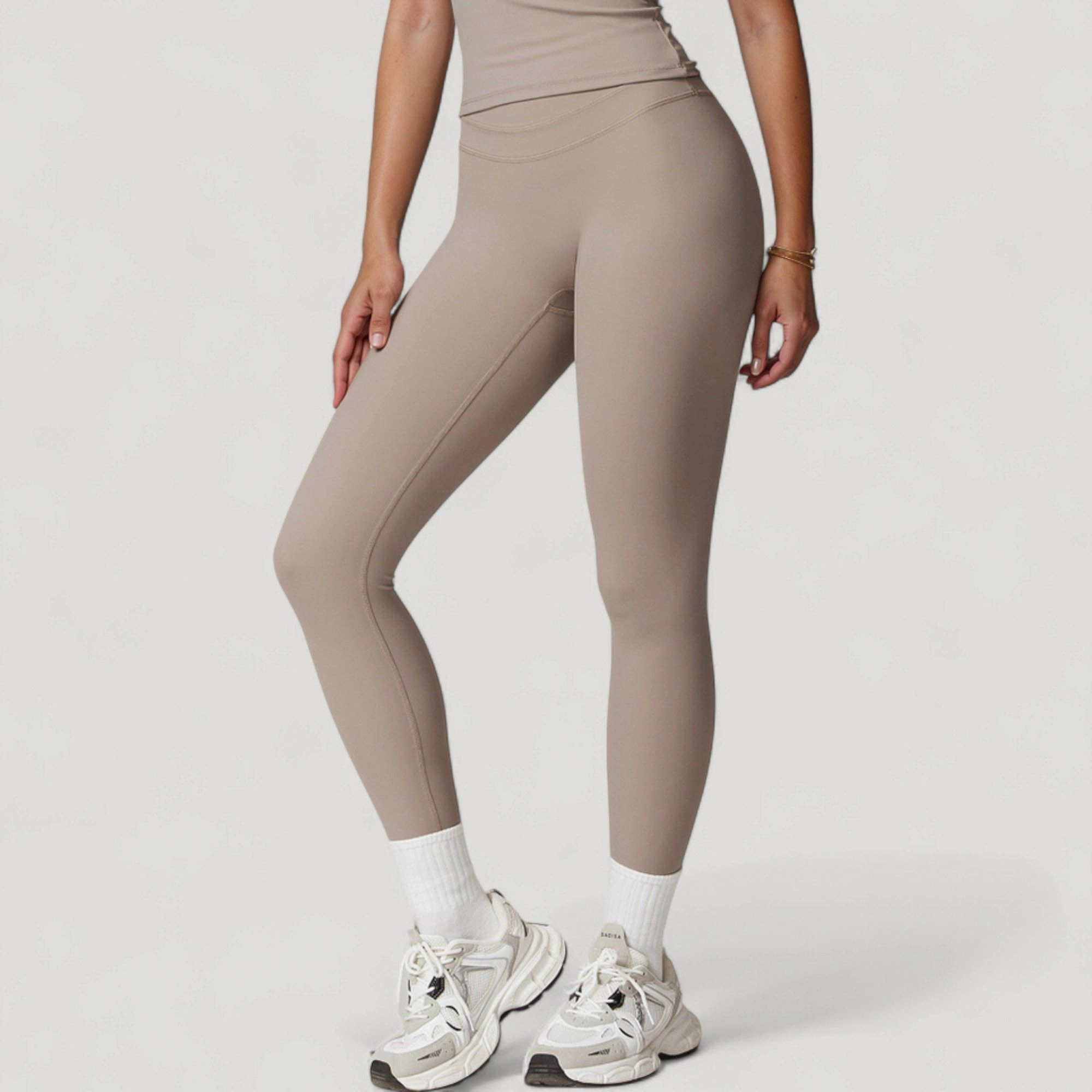 Anna-Kaci Women's High Waist Full Length Seamless Compression Leggings for Active and Casual Wear