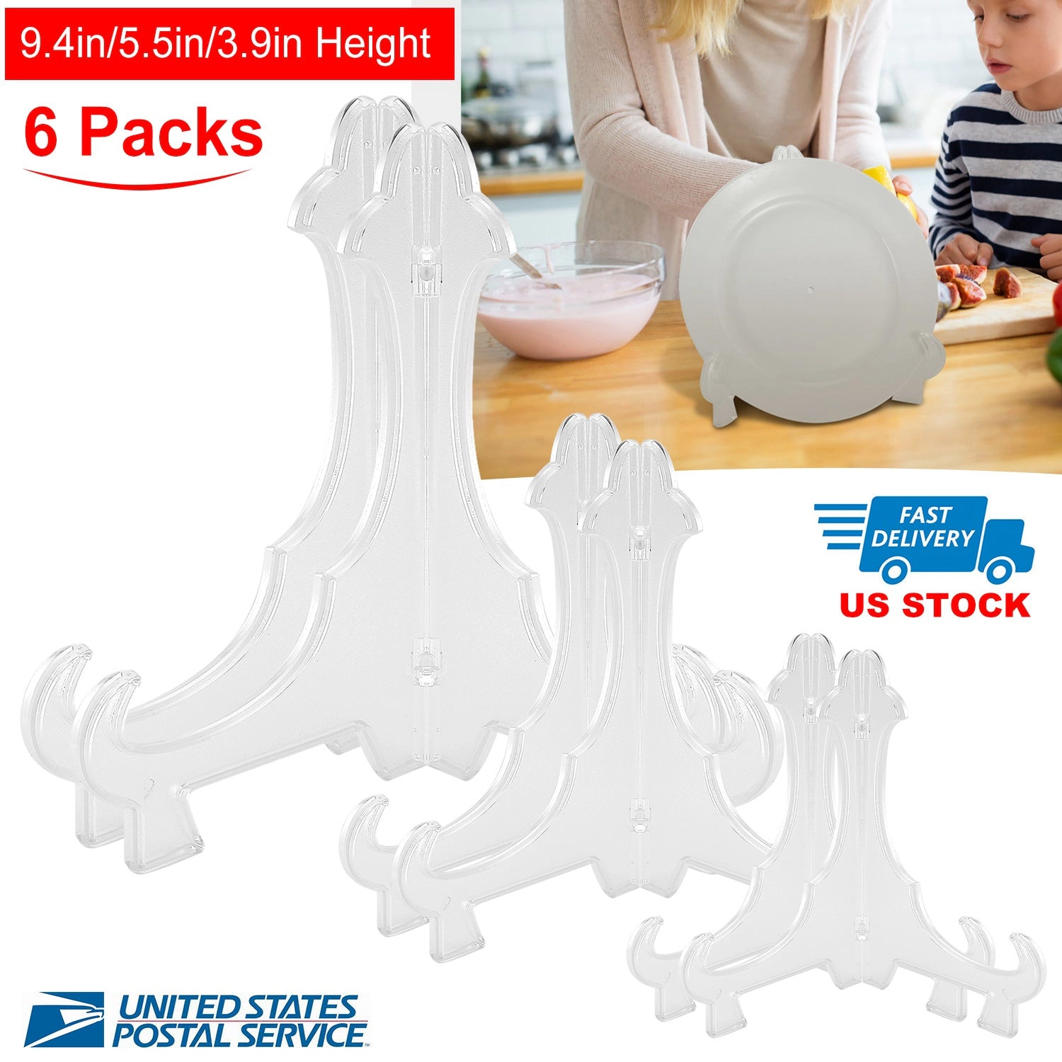 GBruno 6-Piece Display Easel Stand Set