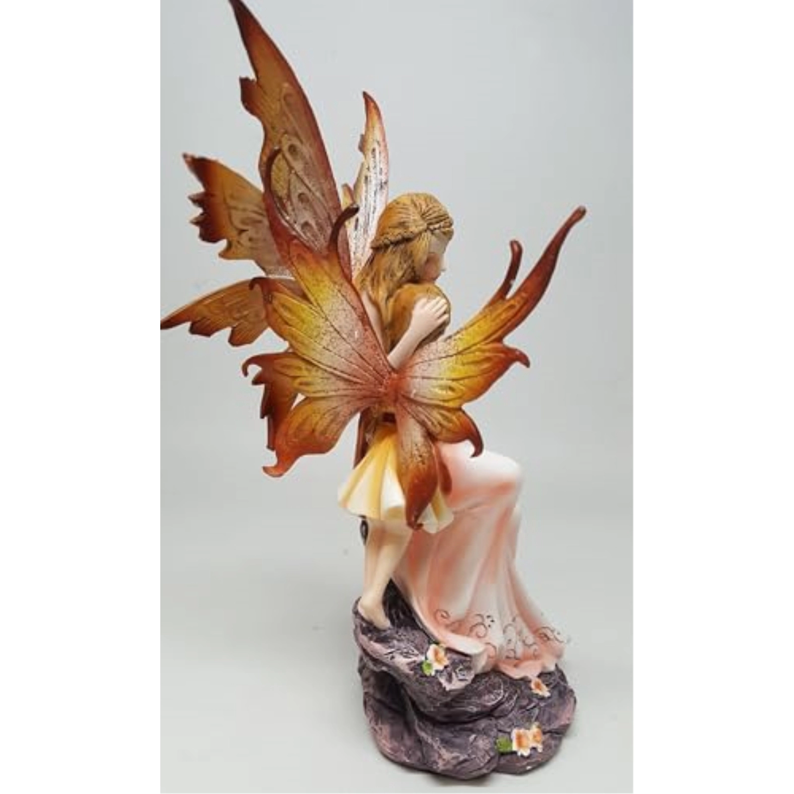 Pacific Giftware Mother and Baby Fairy Figurine Hand-Painted Resin Statue for Home Decor 8 inch Collectible