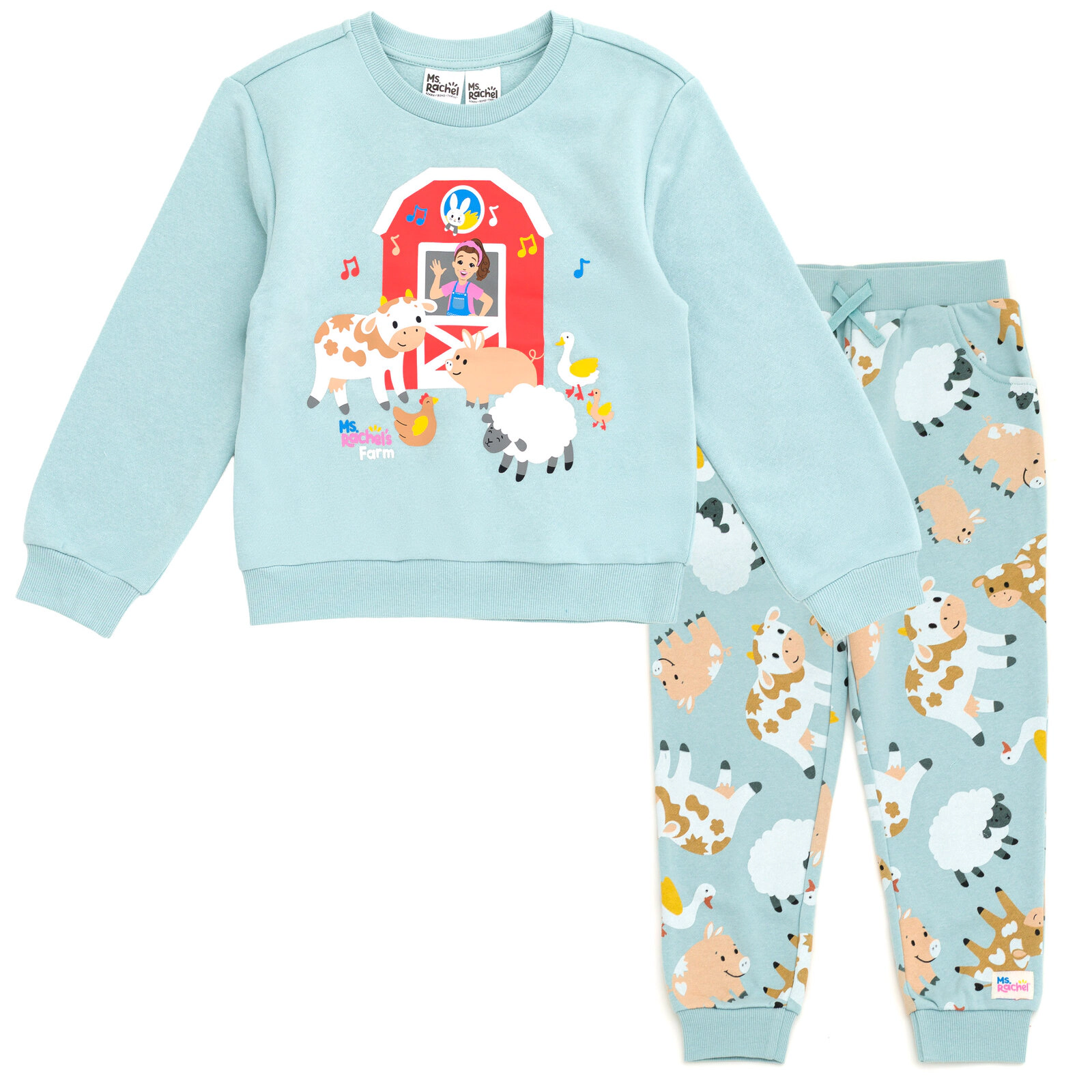 Ms. Rachel 2-Piece Fleece Sweatshirt and Joggers Set