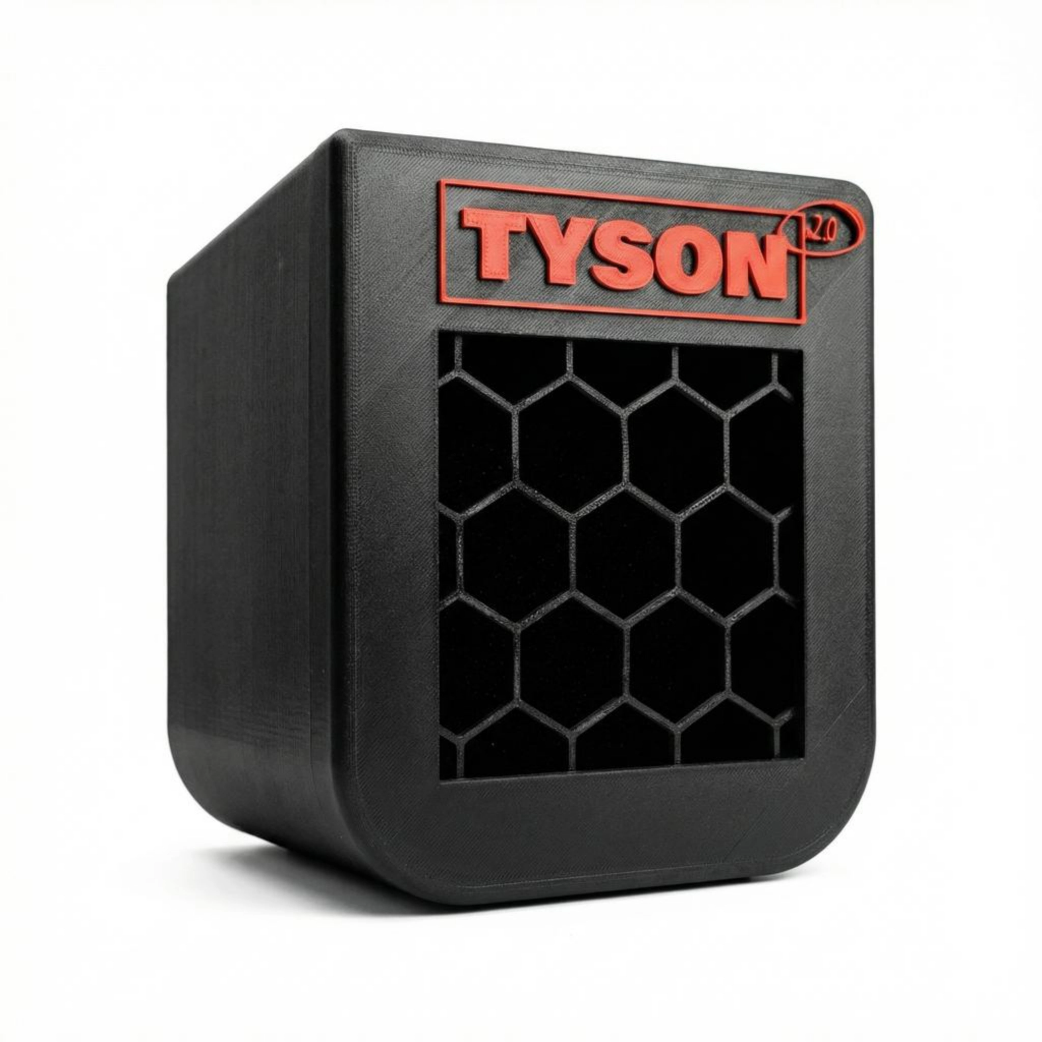 Mike Tyson 2.0 HotBox Portable Air Purifier, HEPA and Activated Carbon, Black