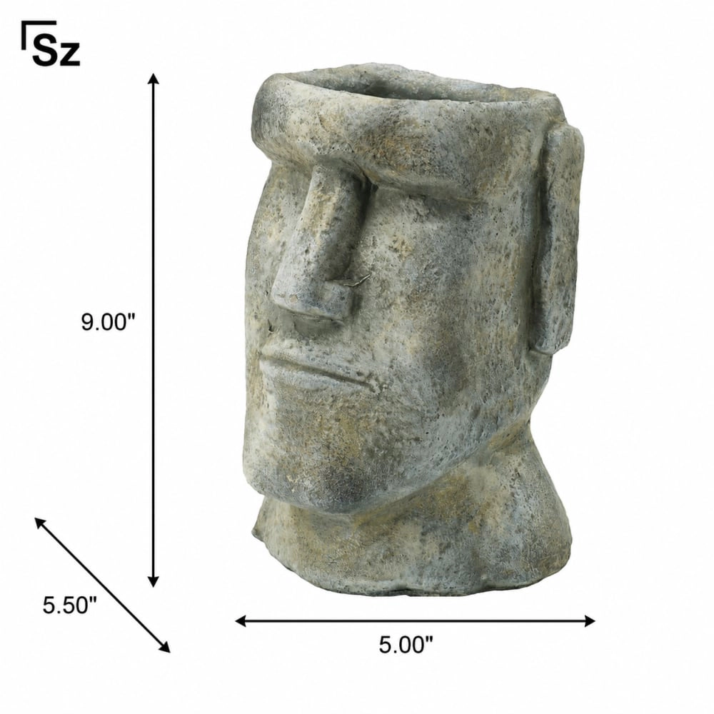 WOW PIONEER Solid Cement Small Garden Planter Pot