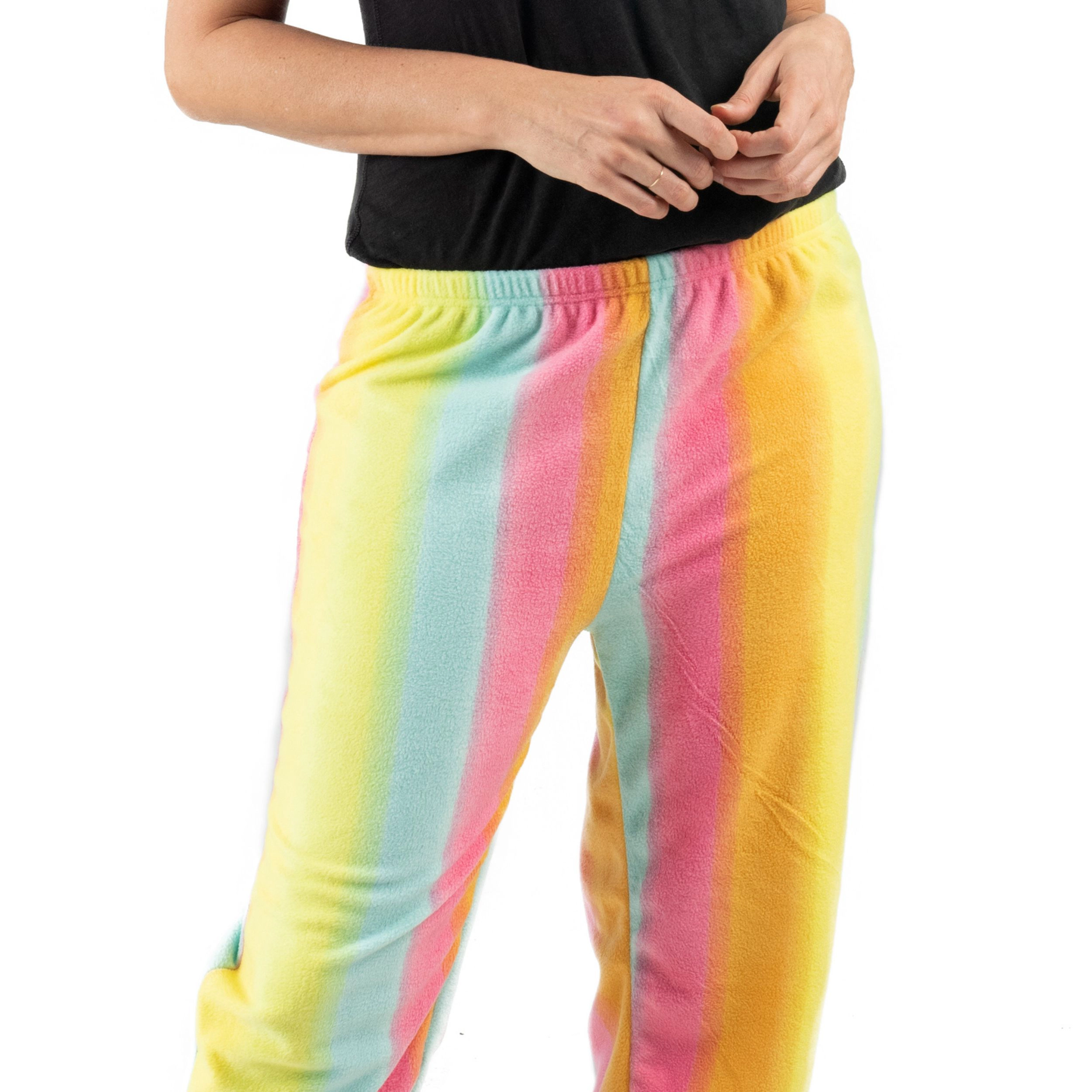Leveret Women's Tie Dye Fleece Pants