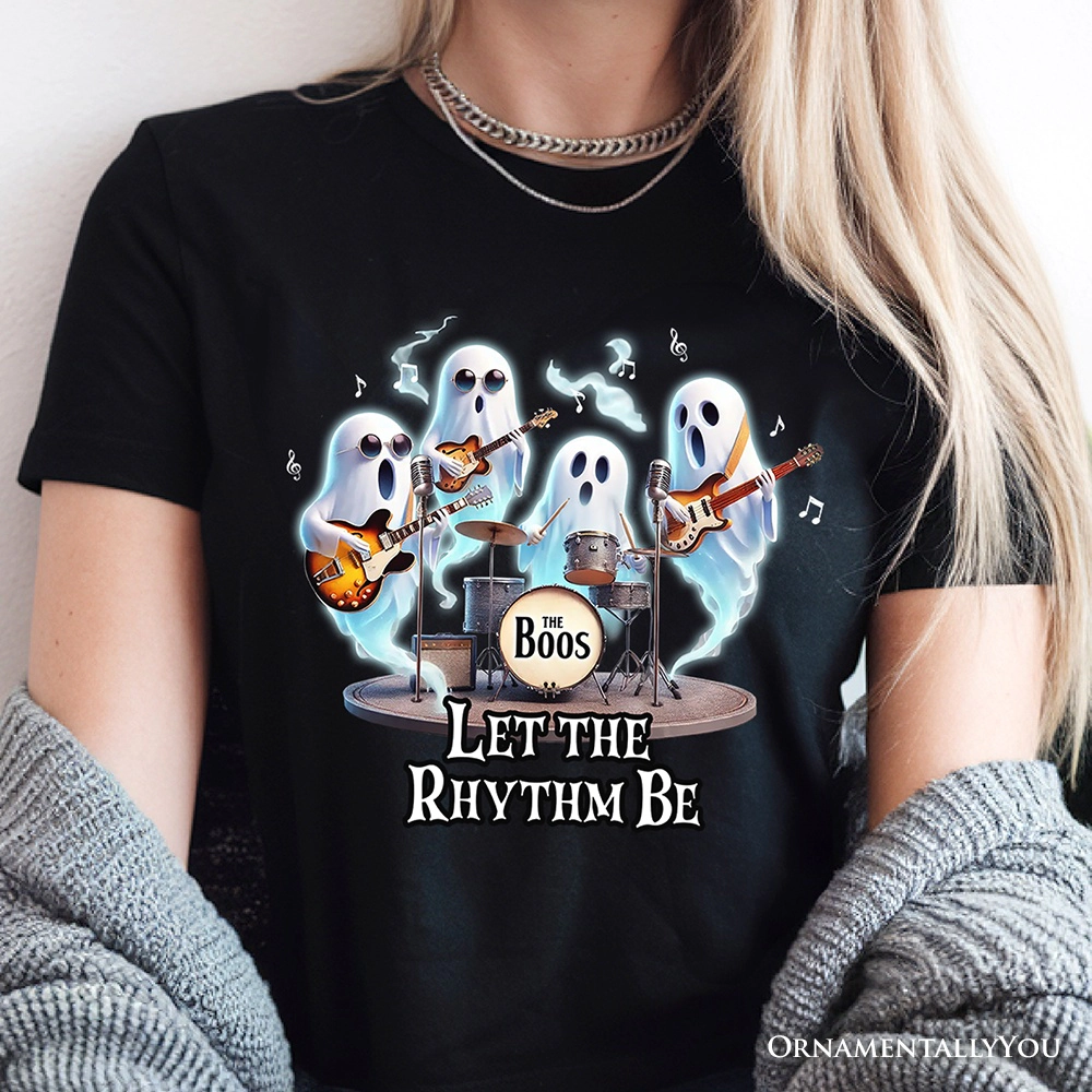 OrnamentallyYou Unisex Let The Rhythm Be Ghost Band T-Shirt