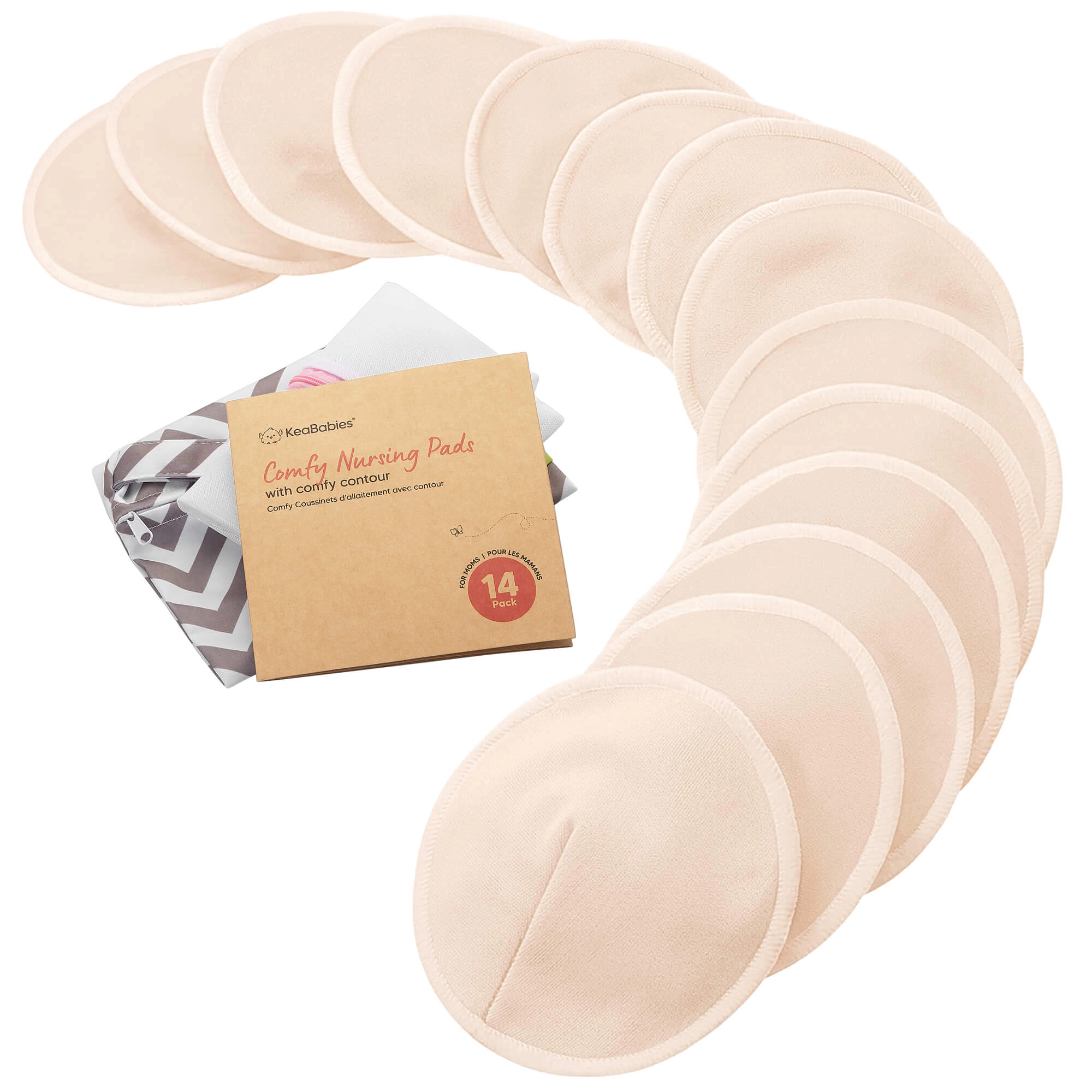 KeaBabies 14-Pack Comfy Nursing Pads