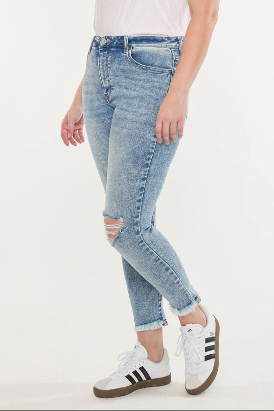 KanCan Women's Plus High Rise Ankle Skinny Jeans Bellita