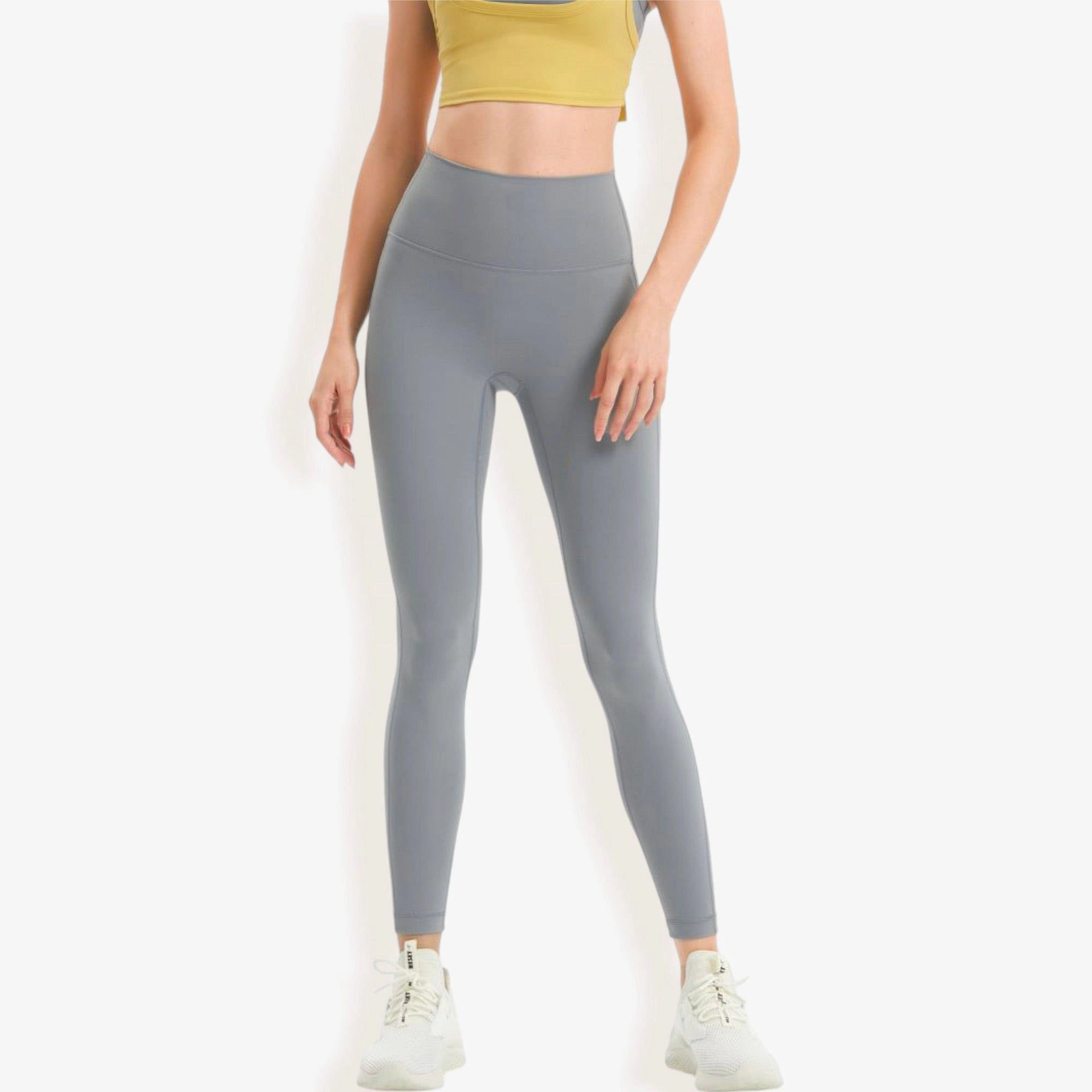 Anna-Kaci Active Women's High Waist Seamless Full-Length Leggings with Stretchy Comfort Fit