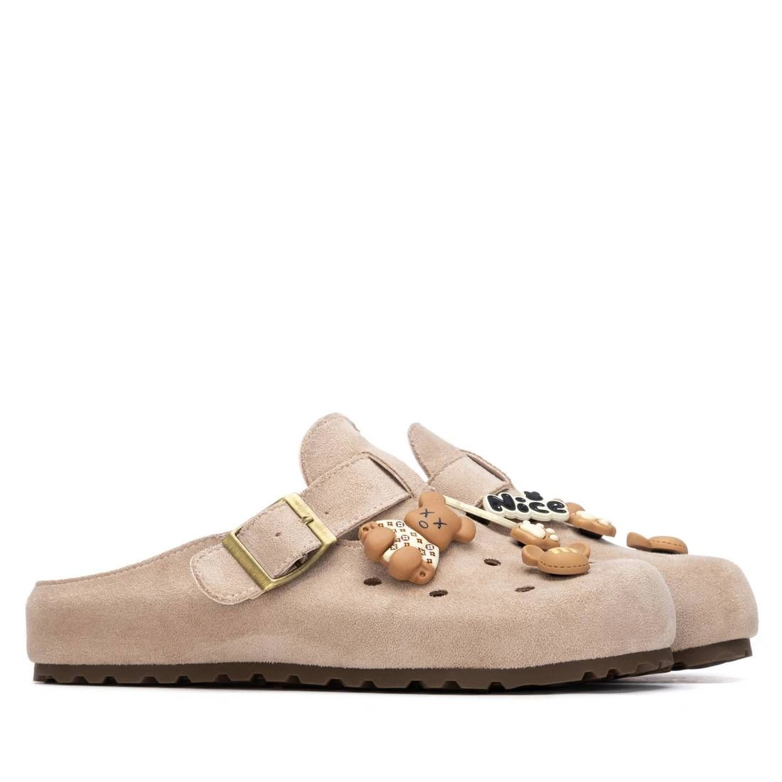 XTI Women's Clogs Memory Foam, Round Toe, Flat Heel