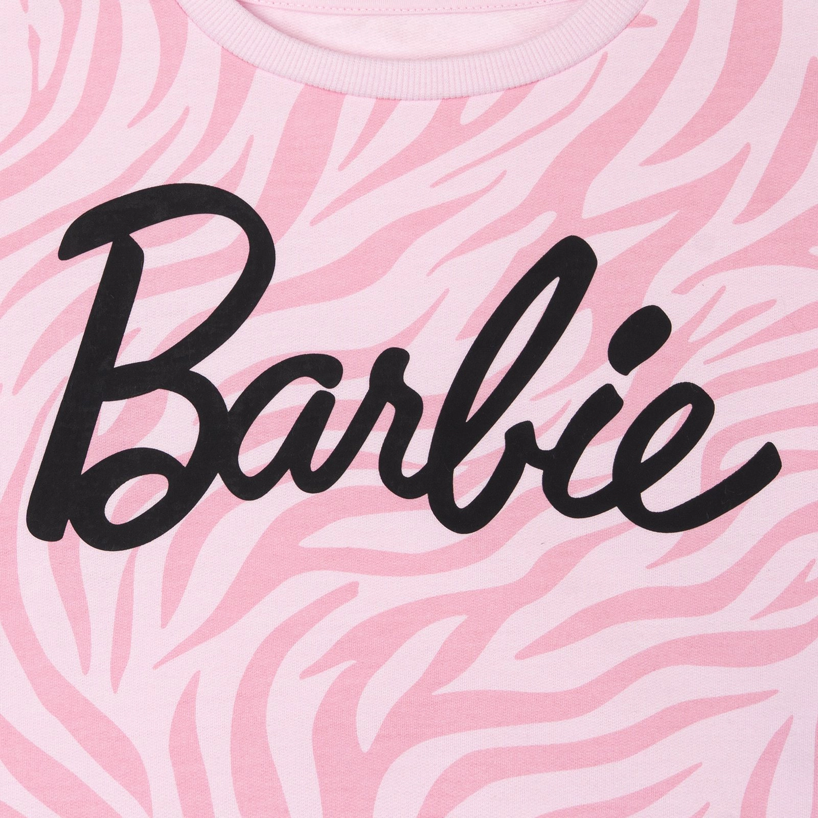 Barbie Girls' Fleece Sweatshirt and Flare Leggings Set