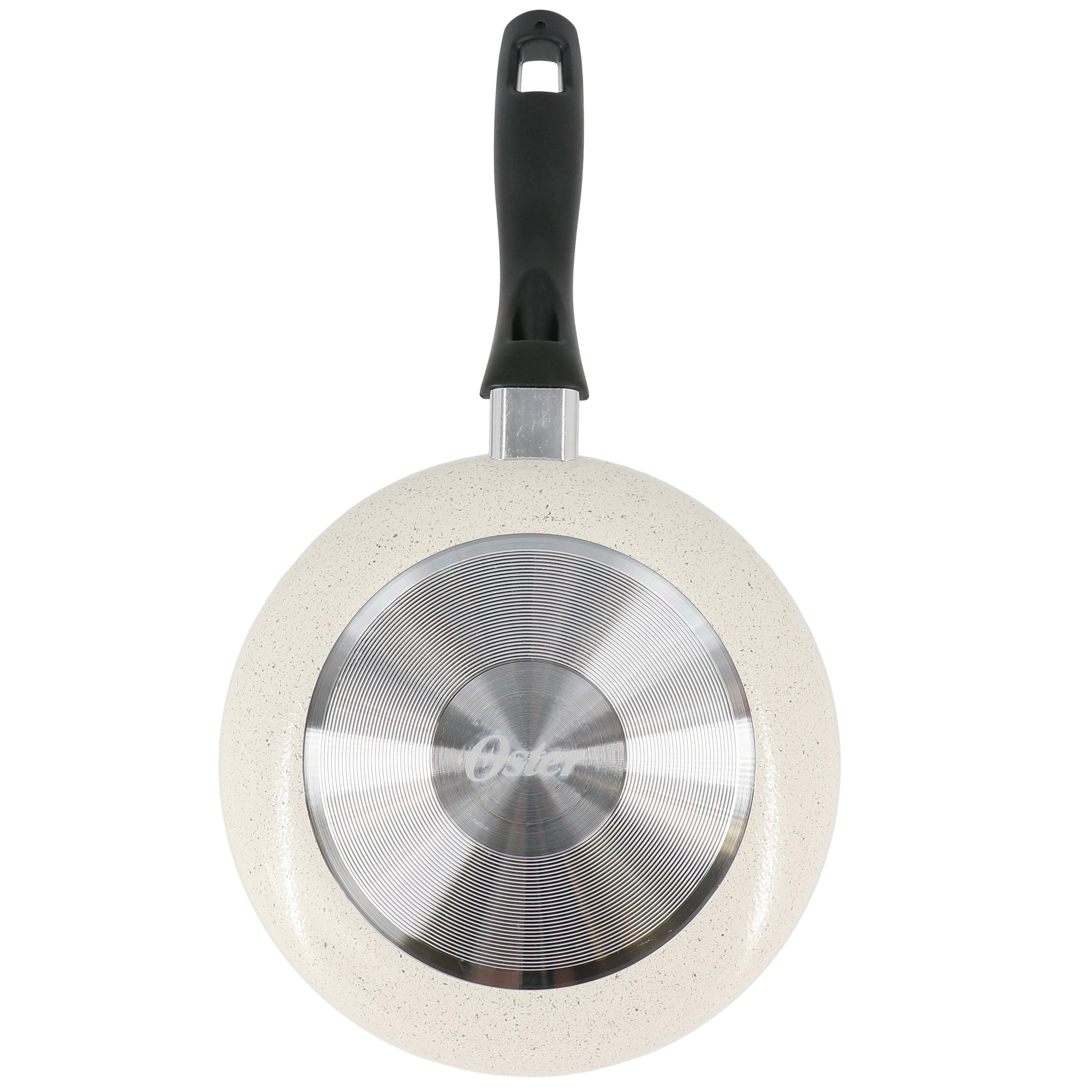 Oster Clairborne 9.5 Inch Round Nonstick Aluminum Frying Pan in Linen