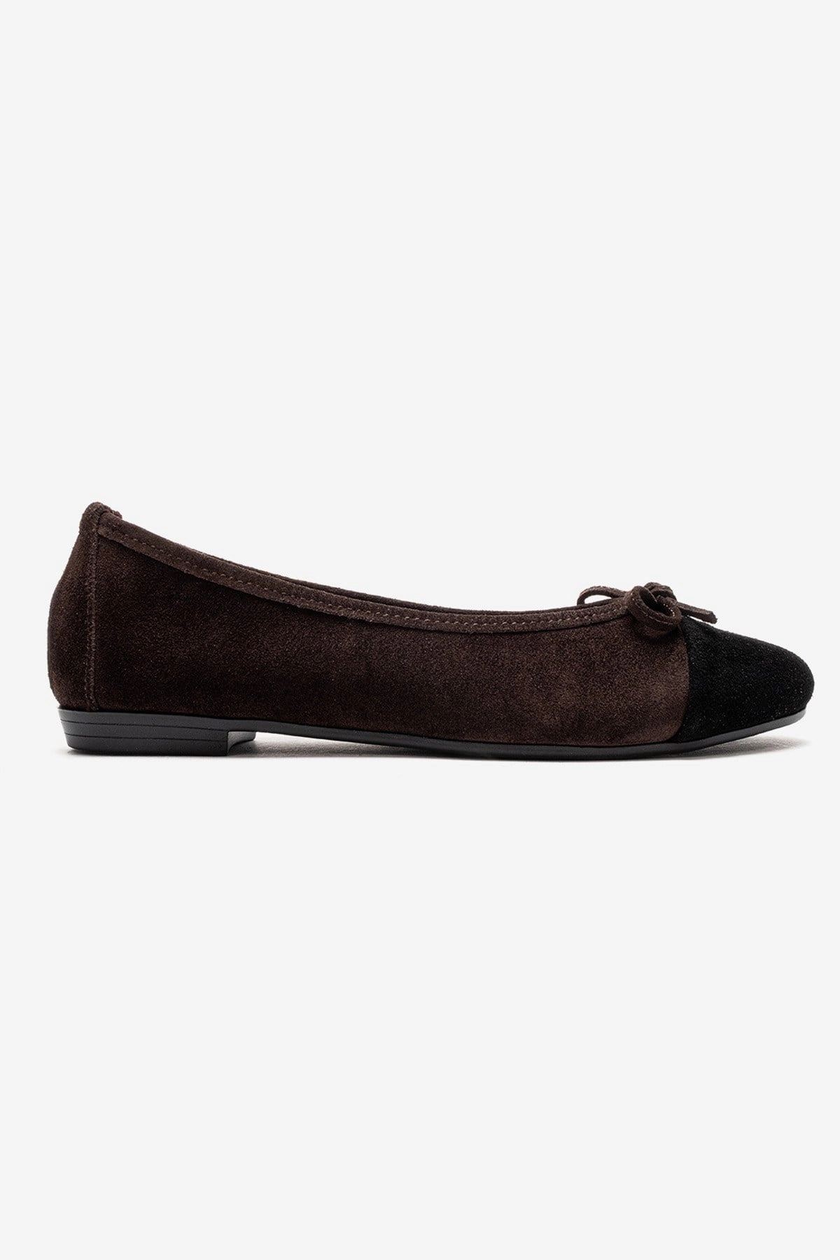 Forever & Always Womens Boleo Leather Ballet Flats