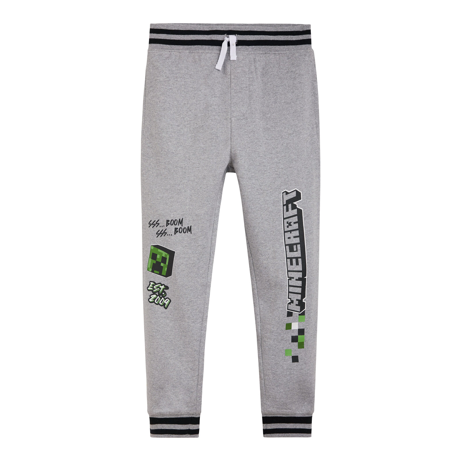 Minecraft Creeper Boys' Fleece Varsity Jacket and Joggers Set