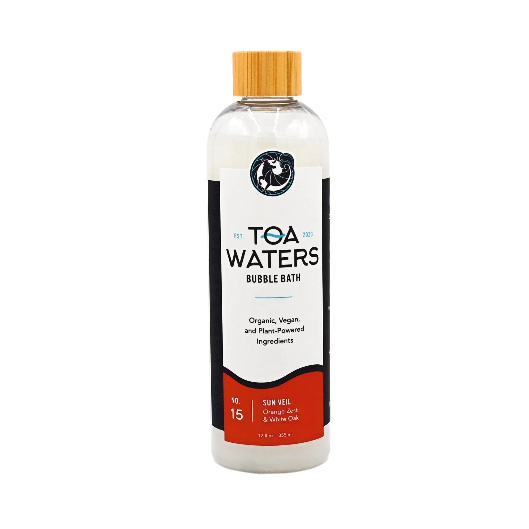 TOA Waters Unisex Bubble Bath - Sun Veil - Orange Zest and White Oak