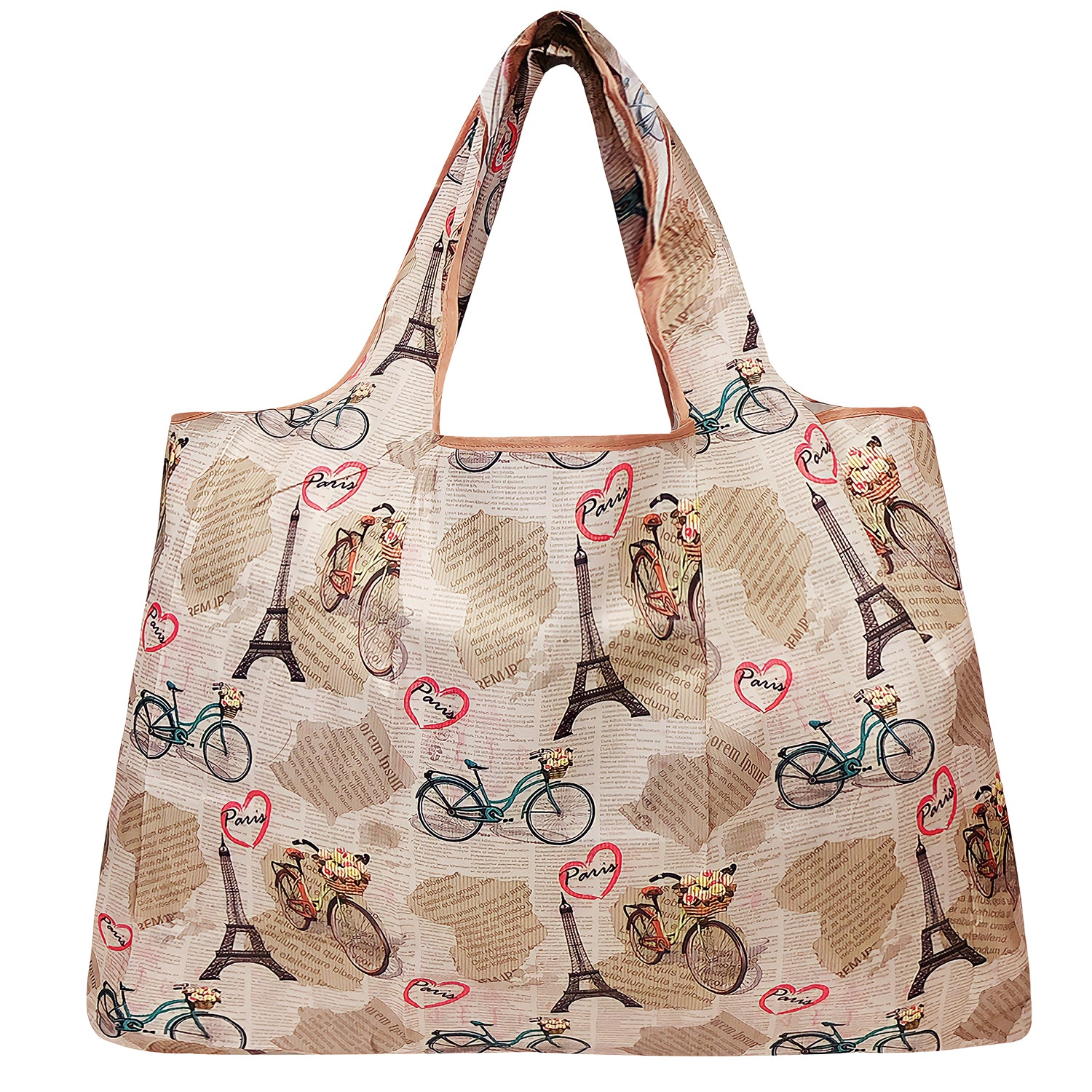 Wrapables Large Nylon Reusable Shopping Bag for Groceries