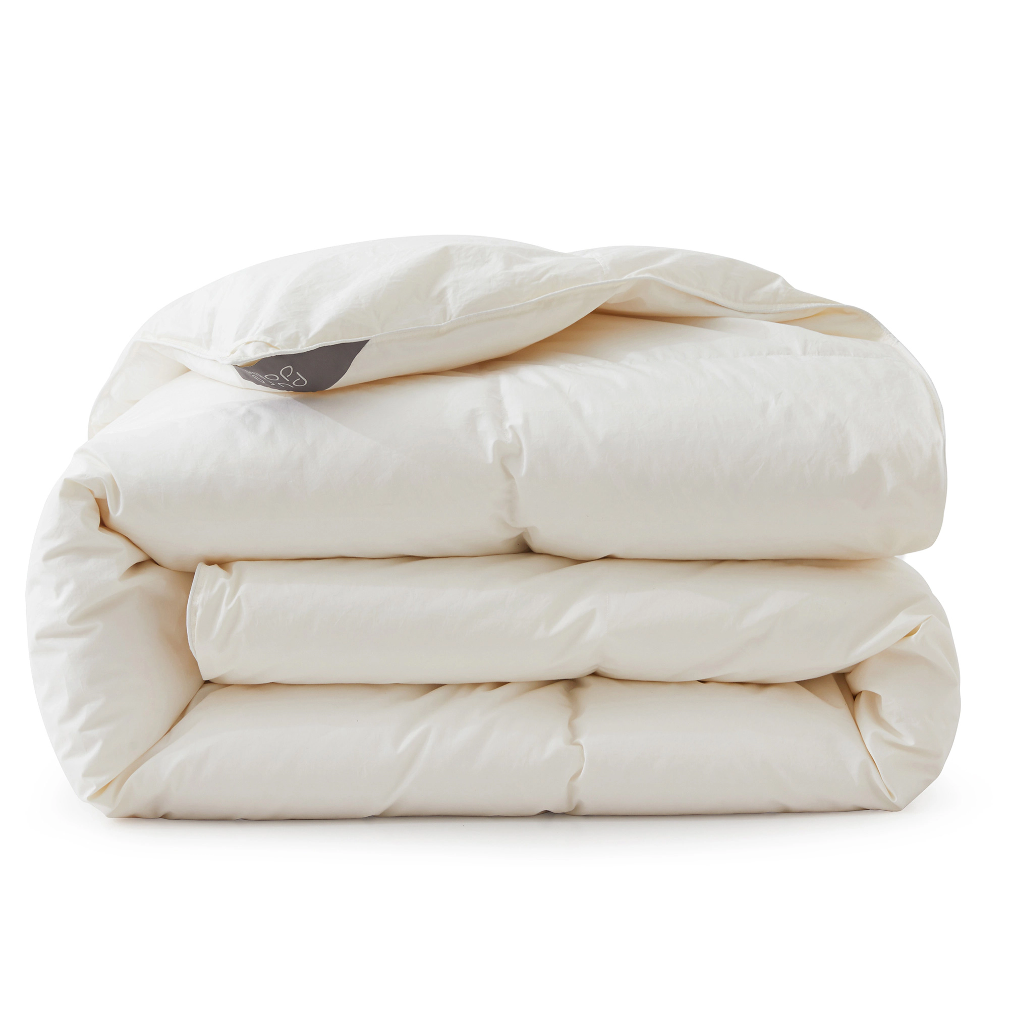Unikome 800 Fill Power Down Comforter Insert, 100% Organic Cotton Cover Luxury Duvet Bedding