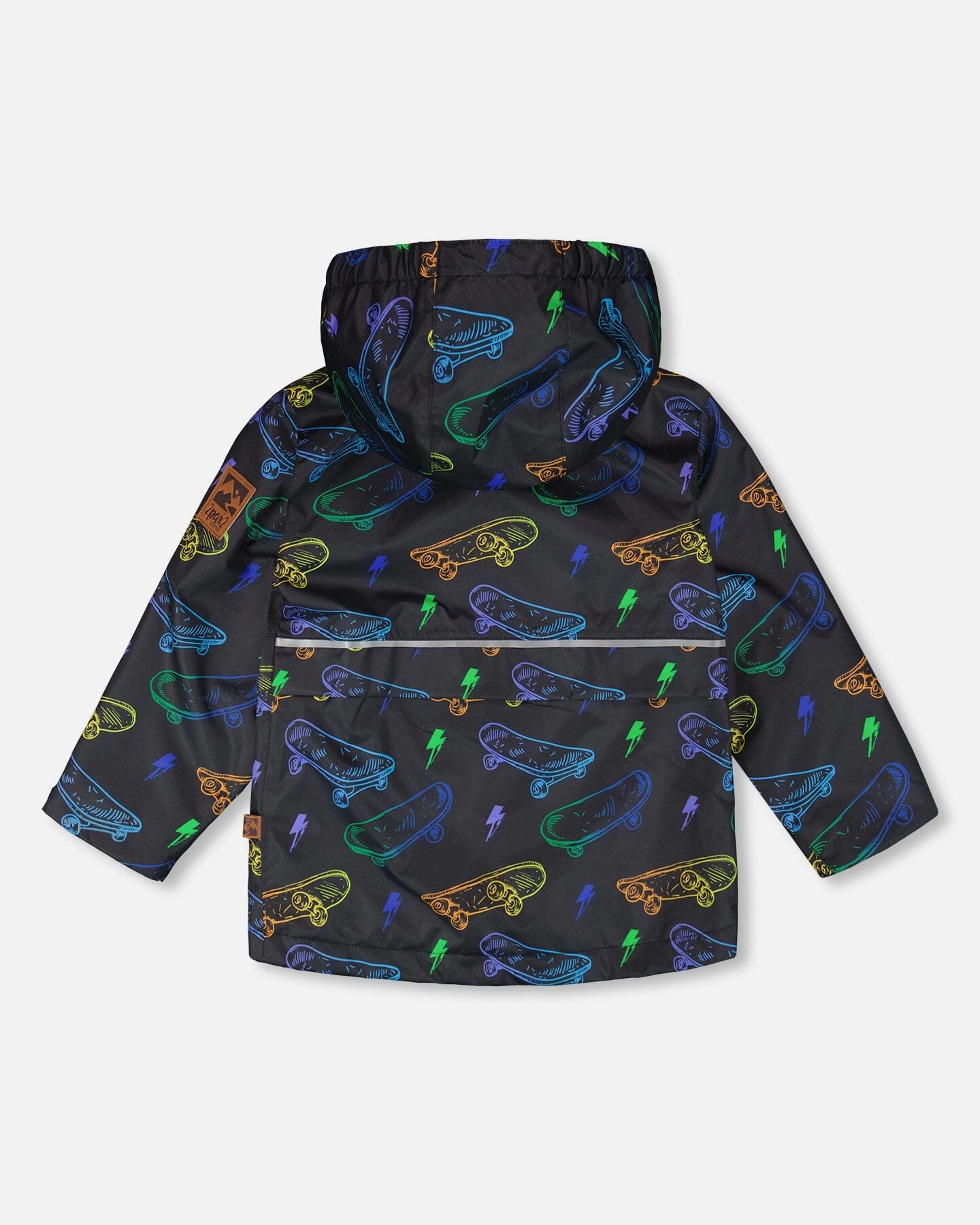 Deux par Deux Boys Mid-Season Jacket Printed Skateboards