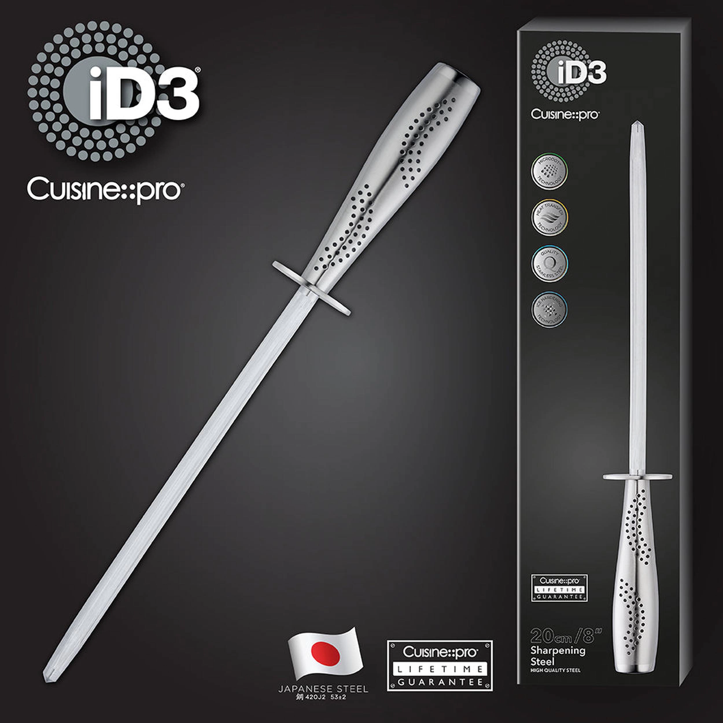 Cuisine::pro® iD3® Sharpening Steel 8"
