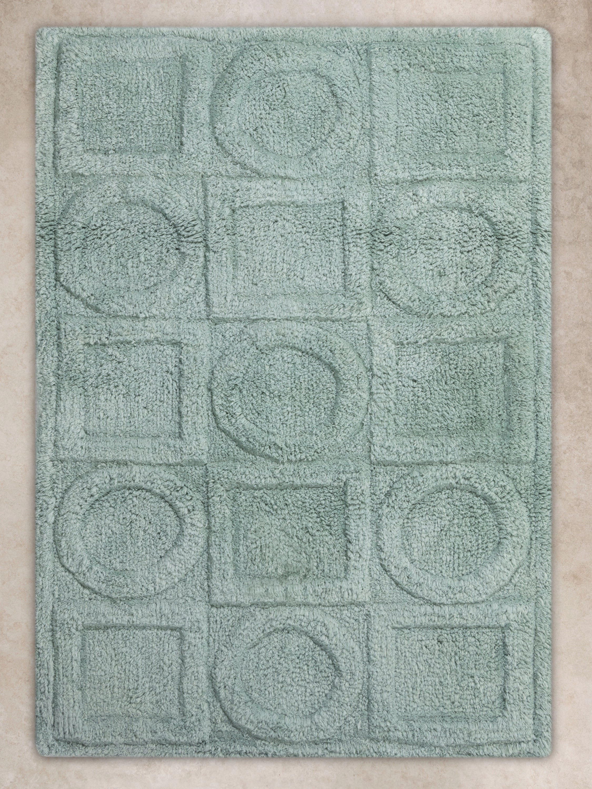 GAURI KOHLI Almaty Ivory Bath Mat