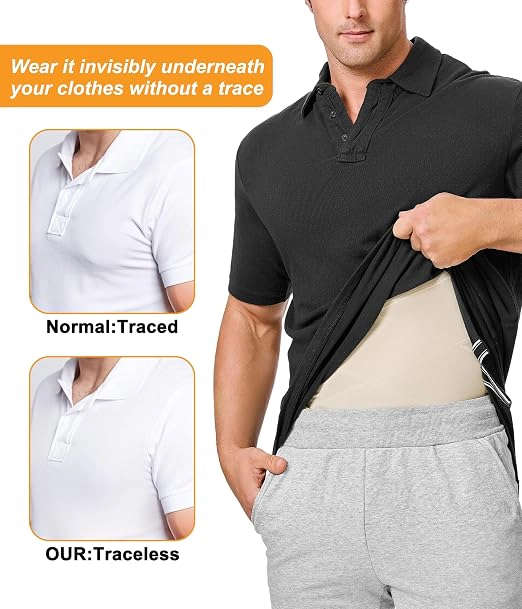 Nebility Mens Compression Tank Top Body Shaper Sleeveless Vest