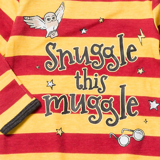 Harry Potter Baby Boy or Girl Sleepwear One Piece Sleeper Gown