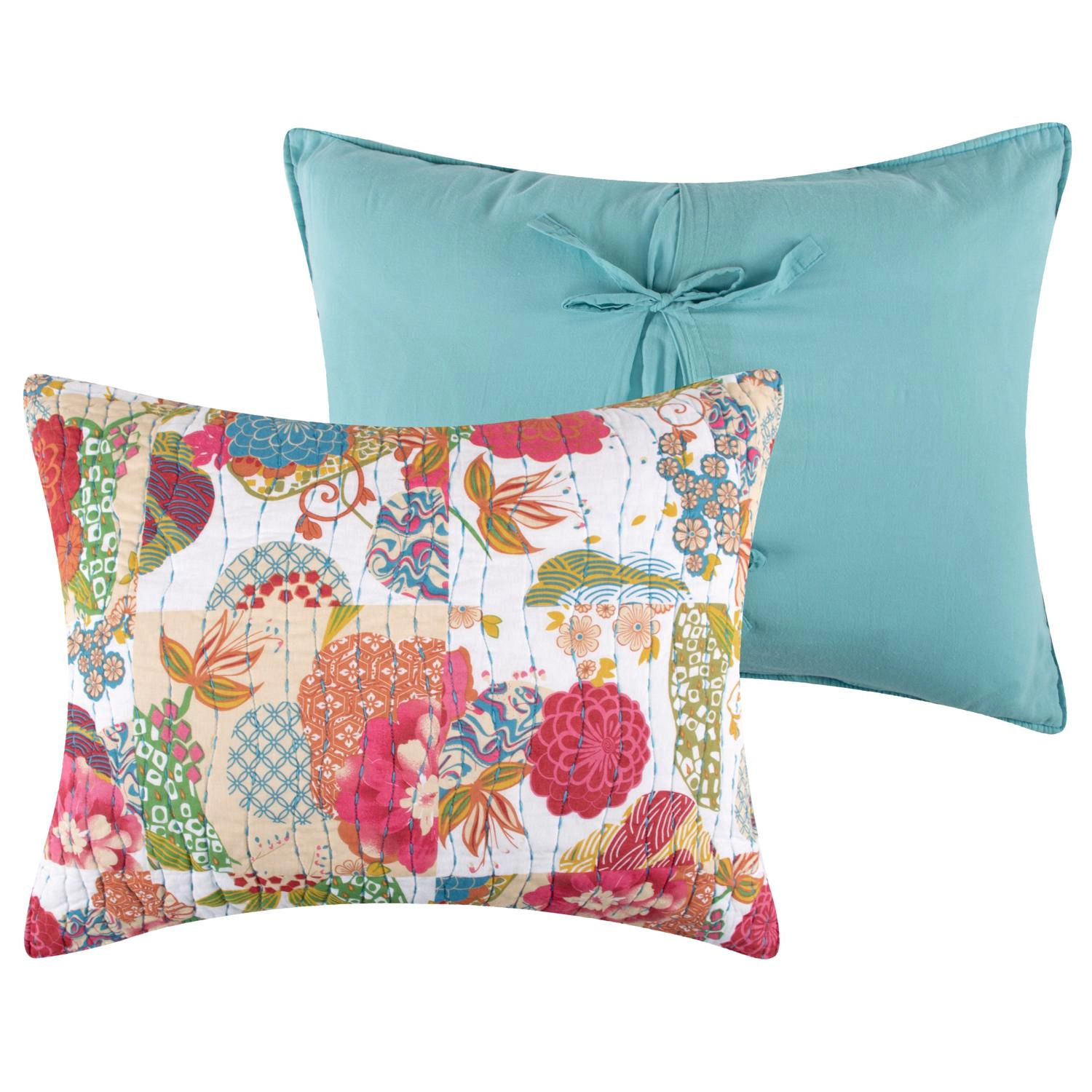 Greenland Home Fashions Jewel Luxurious Super Soft Decorative Pillow Sham