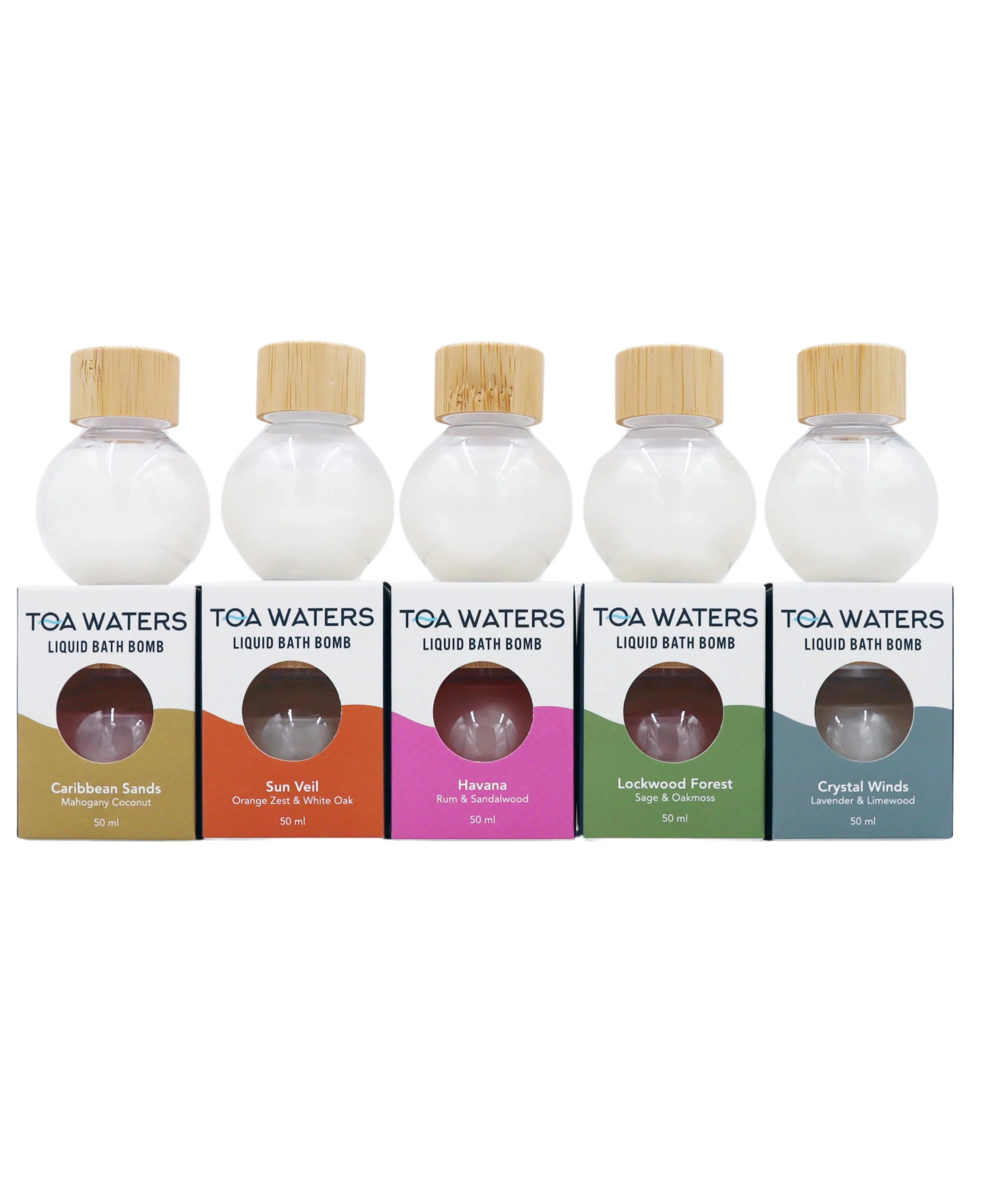 TOA Waters Unisex Liquid Bath Bomb Collection - Forest to Shore