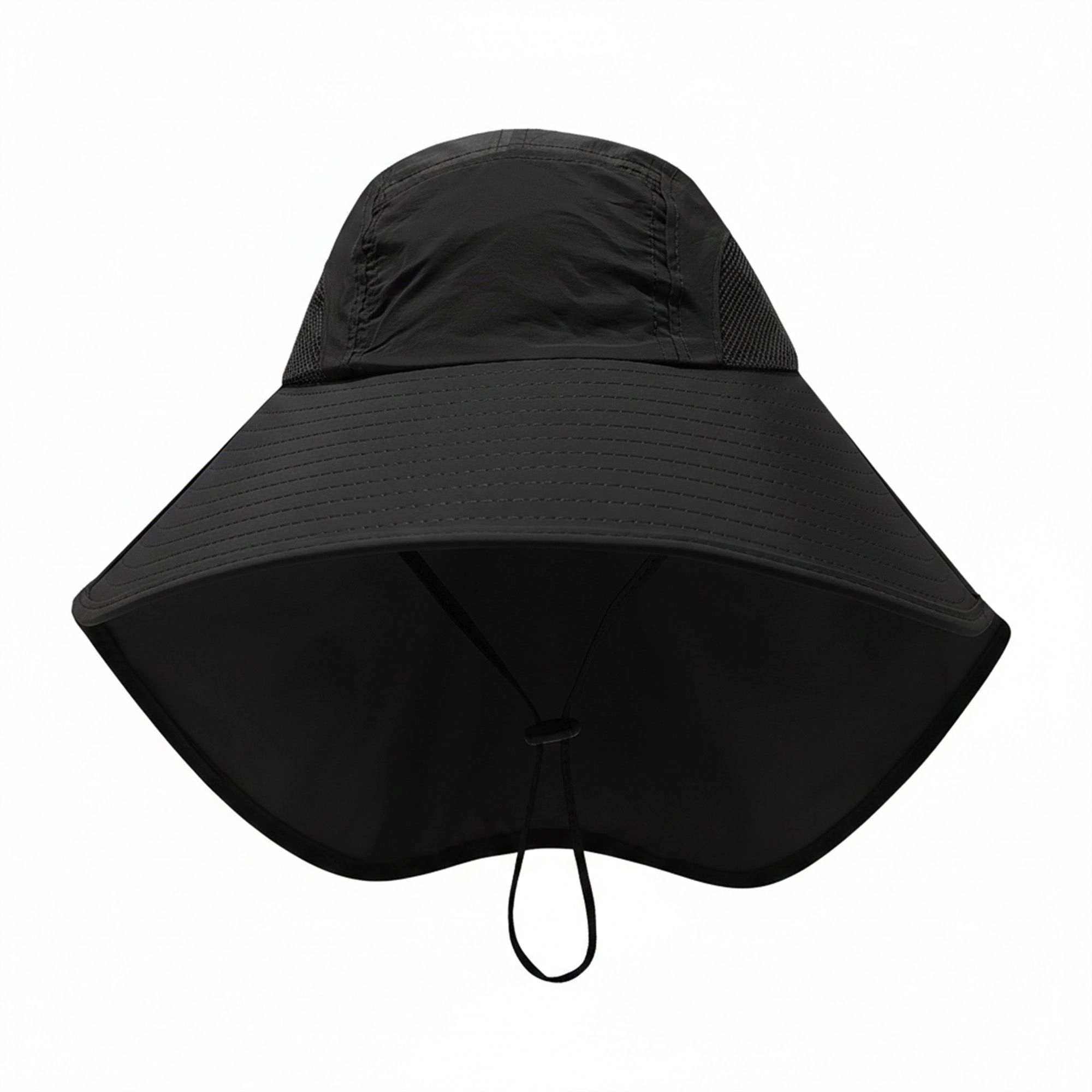 Anna-Kaci Women's Wide Brim Sun Hat with Neck Flap UV Protection Lightweight Breathable Outdoor