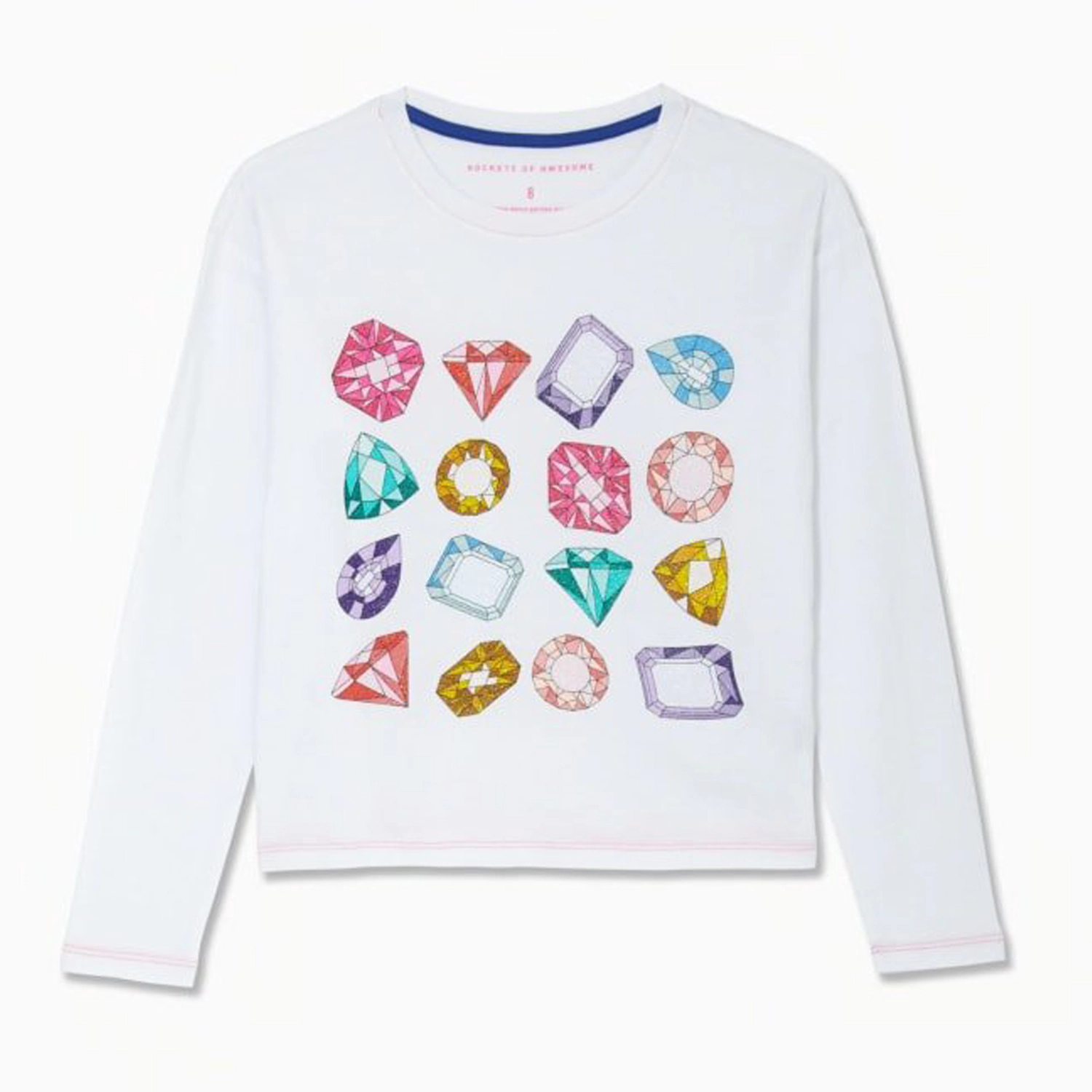 Rockets of Awesome Color Block Tee for Girls