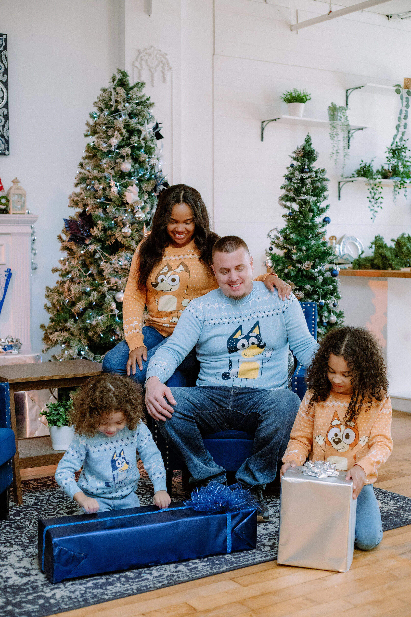 Bluey Matching Family Holiday Sweater