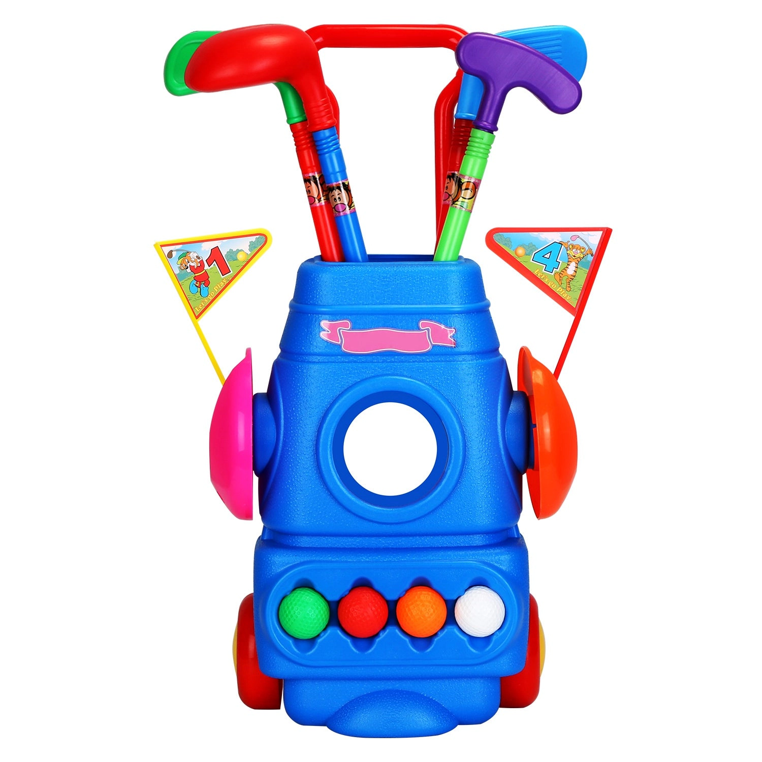 IMounTEK Unisex Toddler Golf Set With Cart