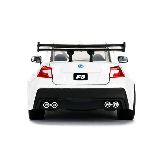 Jada Mr. Little Nobody'S Subaru Wrx Sti White "Fast & Furious F8: The Fate Of The Furious" Movie 1/24 Diecast