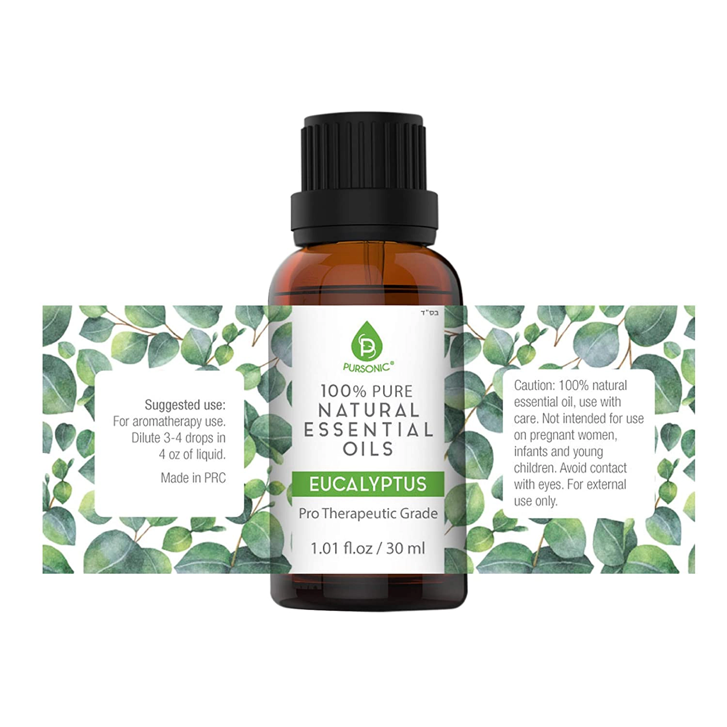 Pursonic Unisex 100% Pure & Natural Eucalyptus Essential Oils