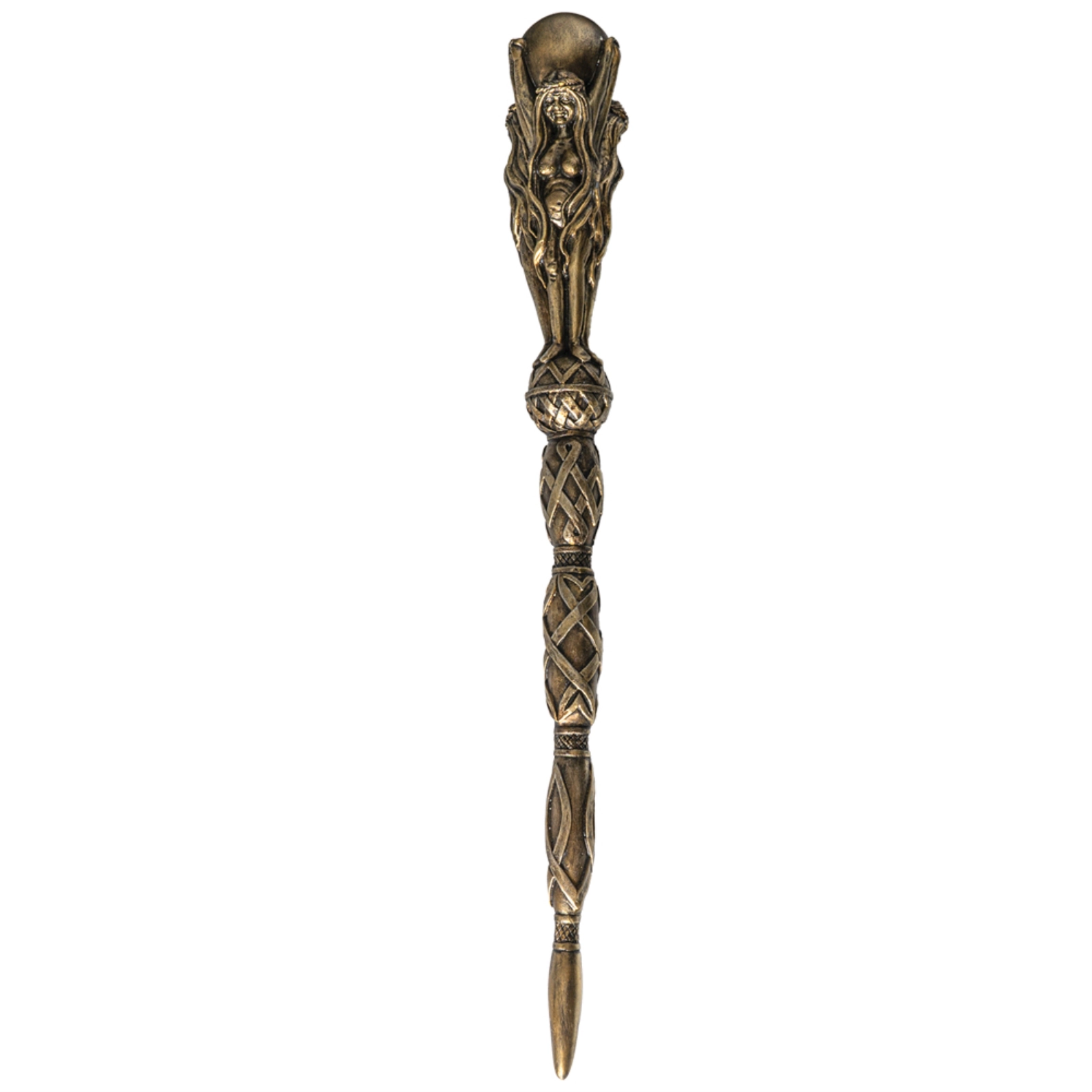 Pacific Giftware Triple Goddess Mystical Wand Three Sided Mother Maiden Crone Handle Magic Accessory 14 inch