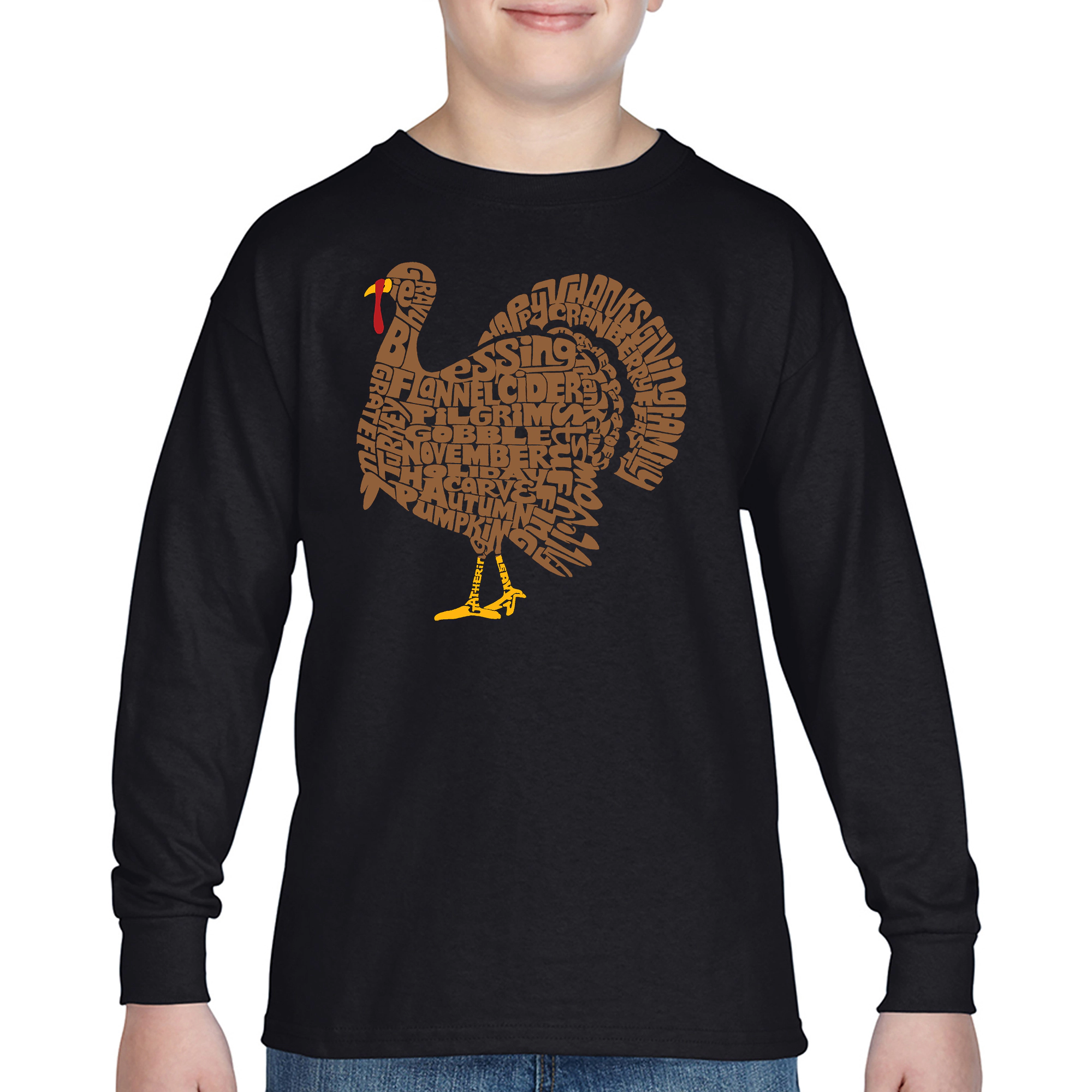 LA Pop Art Boys Long Sleeve T-Shirt