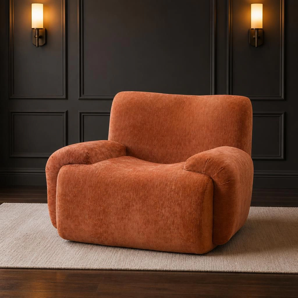 GOODSILO Soft Upholstered Accent Floor Seating Chair