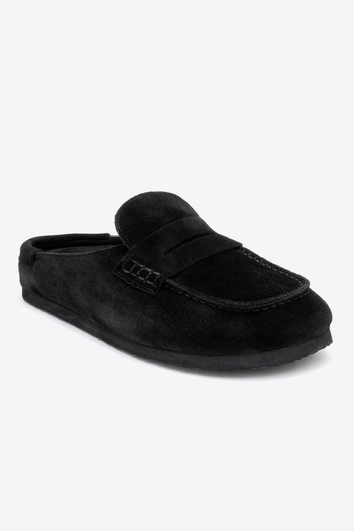 Forever & Always Womens Priva Leather Slip-On Slipper