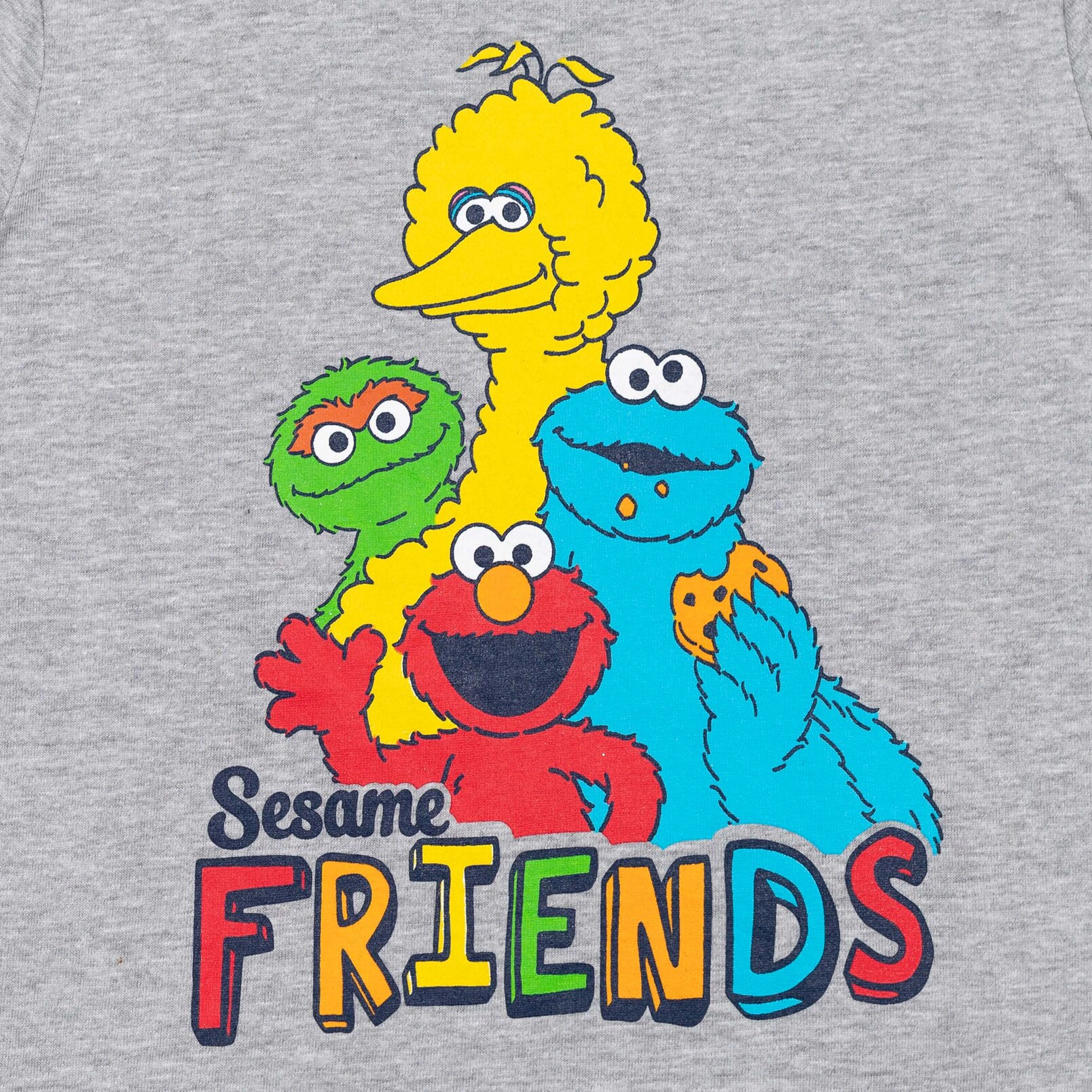 Sesame Street Boys' 2-Pack Short Sleeve Tees