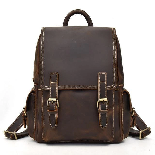 Steel Horse Leather Unisex The Freja Backpack | Handcrafted Leather Backpack