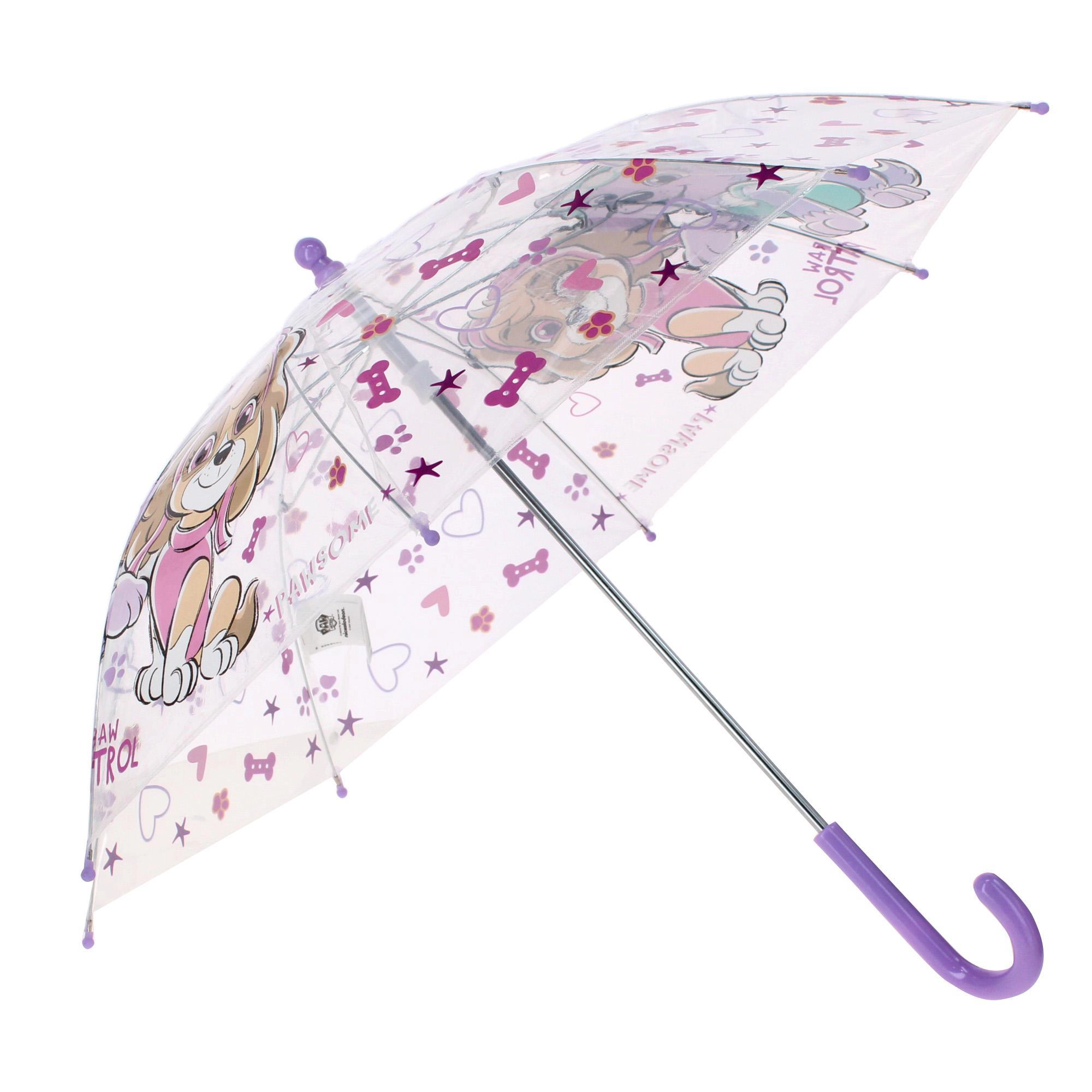 Textiel Trade Girl's Paw Patrol Skye and Everest Stick Umbrella