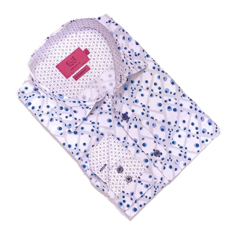 Elie Balleh Boys Slim Fit Dress Button-Down Shirt
