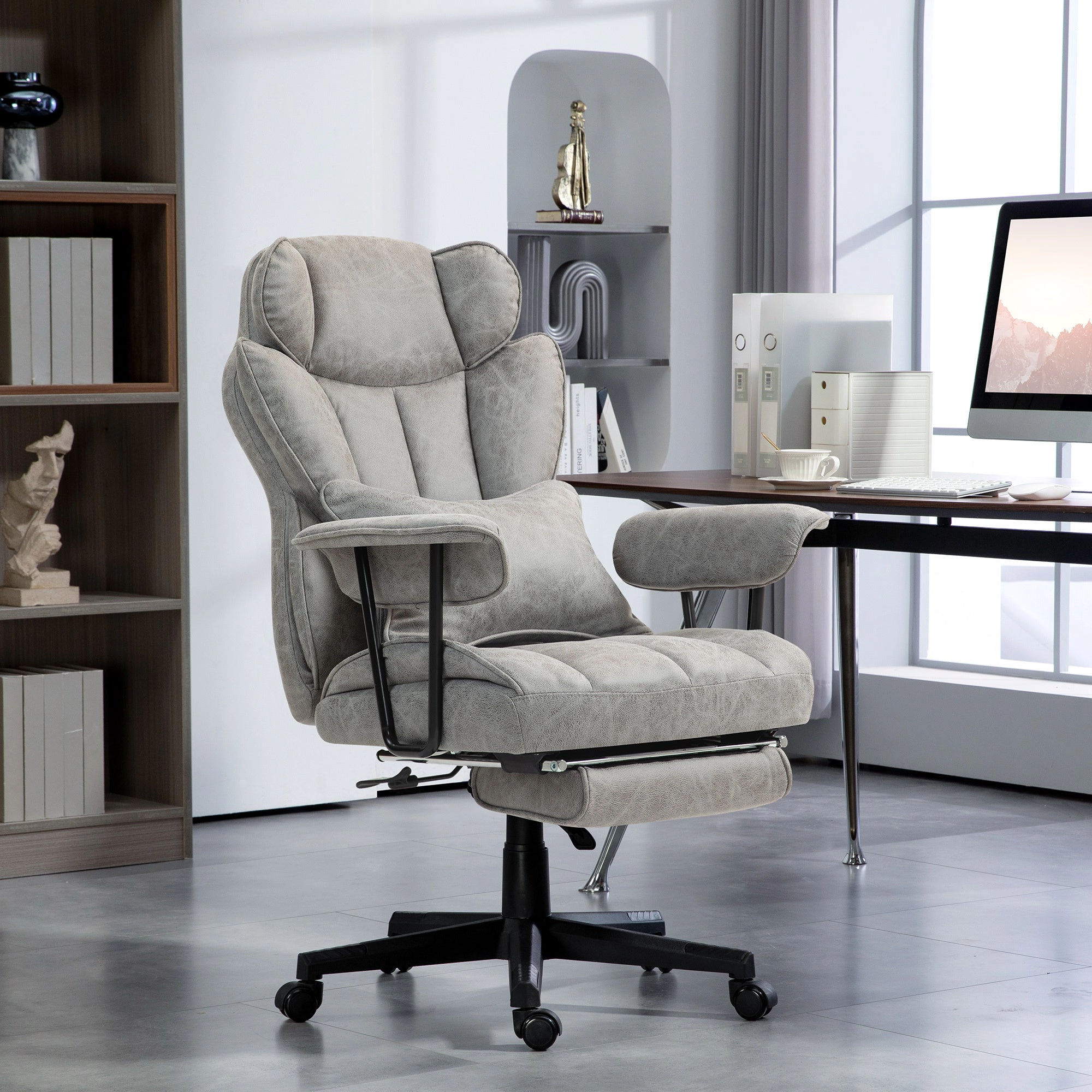 Platinum-Level Office Chairs Massage Office Chair Big and Tall With Heated Lumbar Support