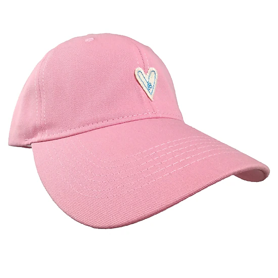 Anna-Kaci Women's Heart Embroidered Baseball Cap Low Bun Soft Cotton Trucker Hat