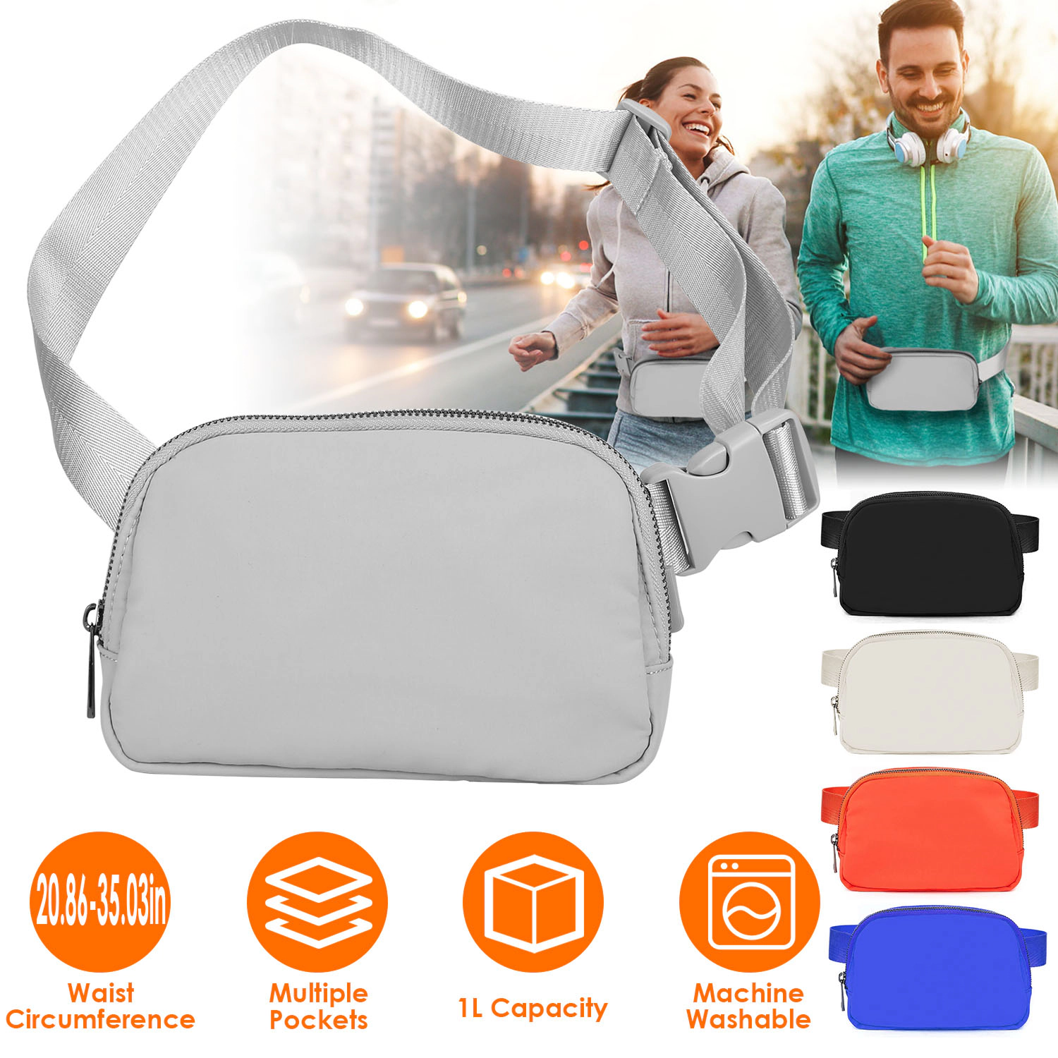 GBruno Nylon Sport Waist Pack