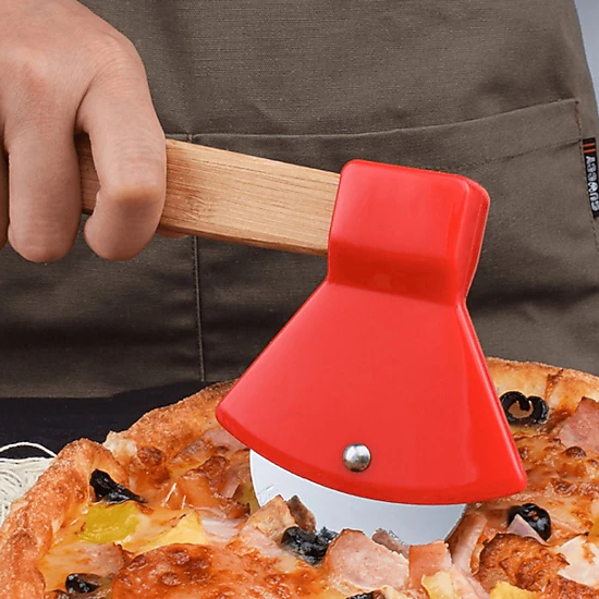 Giantpower Kitchen Essentials Axe Pizza Cutter 8.25
