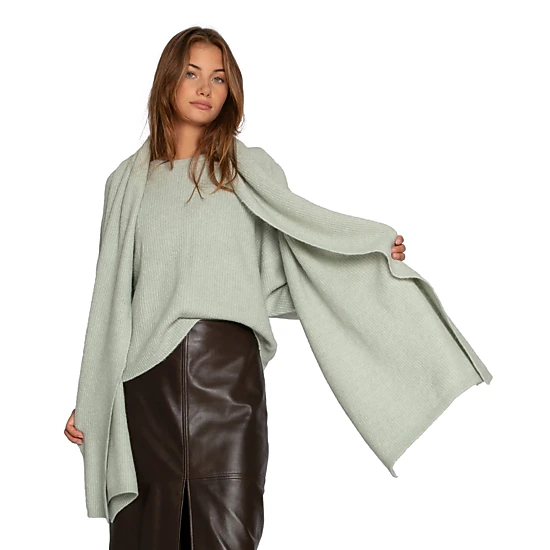 Belle & Bloom Wrap Me Up Scarf Sweater