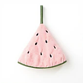 Alilang Women Novelty Hanging Kitchen Cleaning Towel Soft Absorbent Reusable Microfiber Dish and Hand Towel