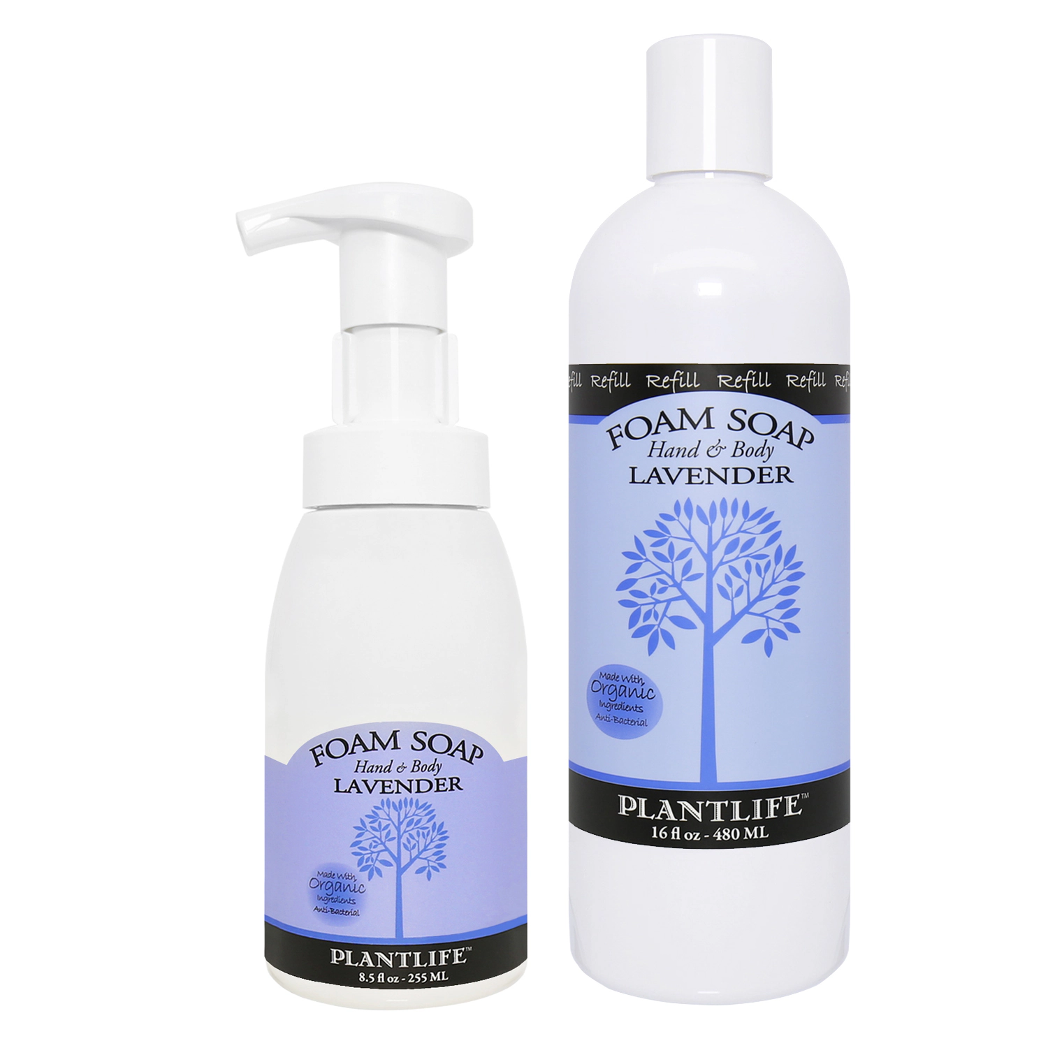 Plantlife Lavender Hand & Body Foam Soap Refill