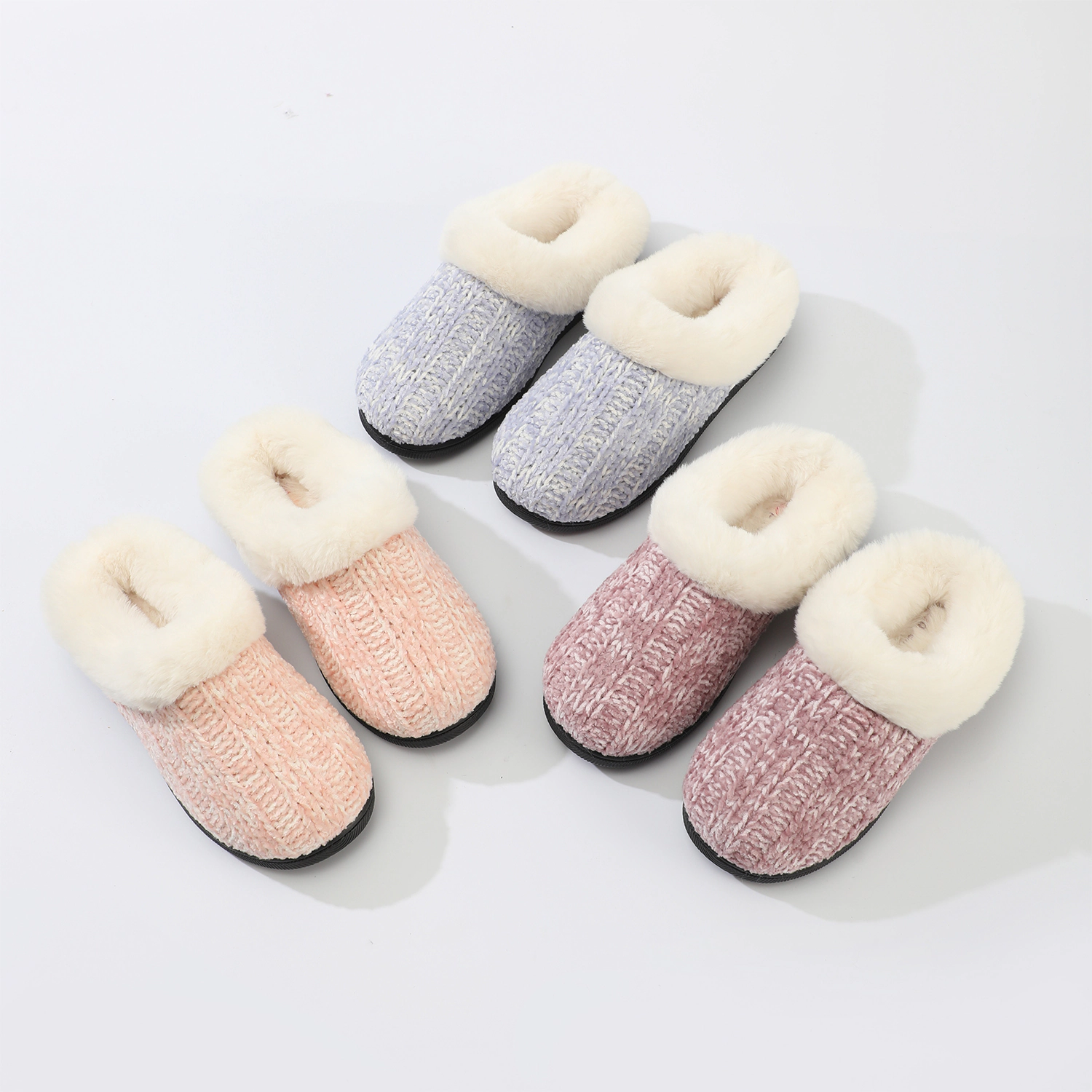 Roxoni Kid's Girl Memory Foam Comfort Plush Fleece Lined House Slipper