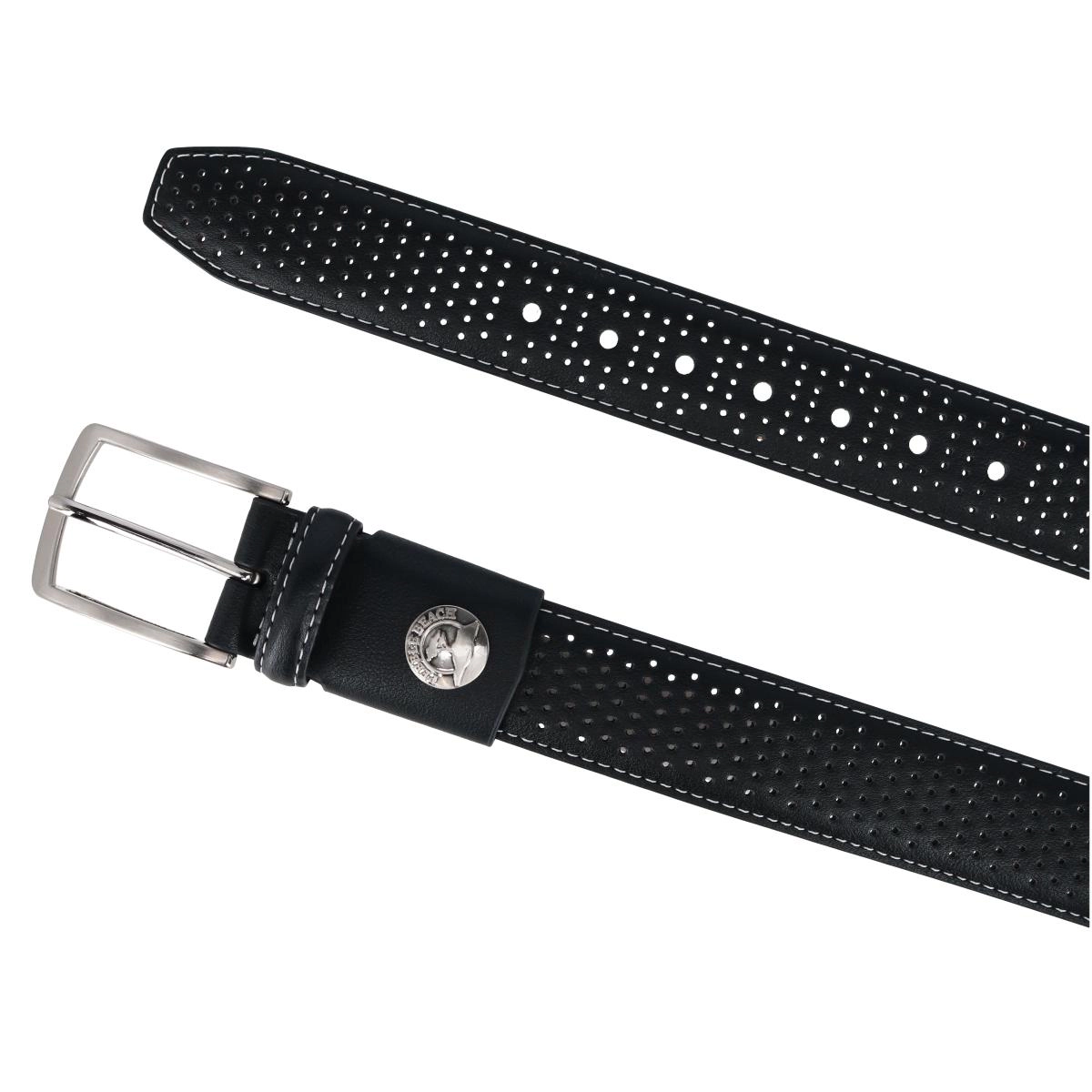 Pebble Beach Men's 35mm Perforated Leather Stretch Golf Belt